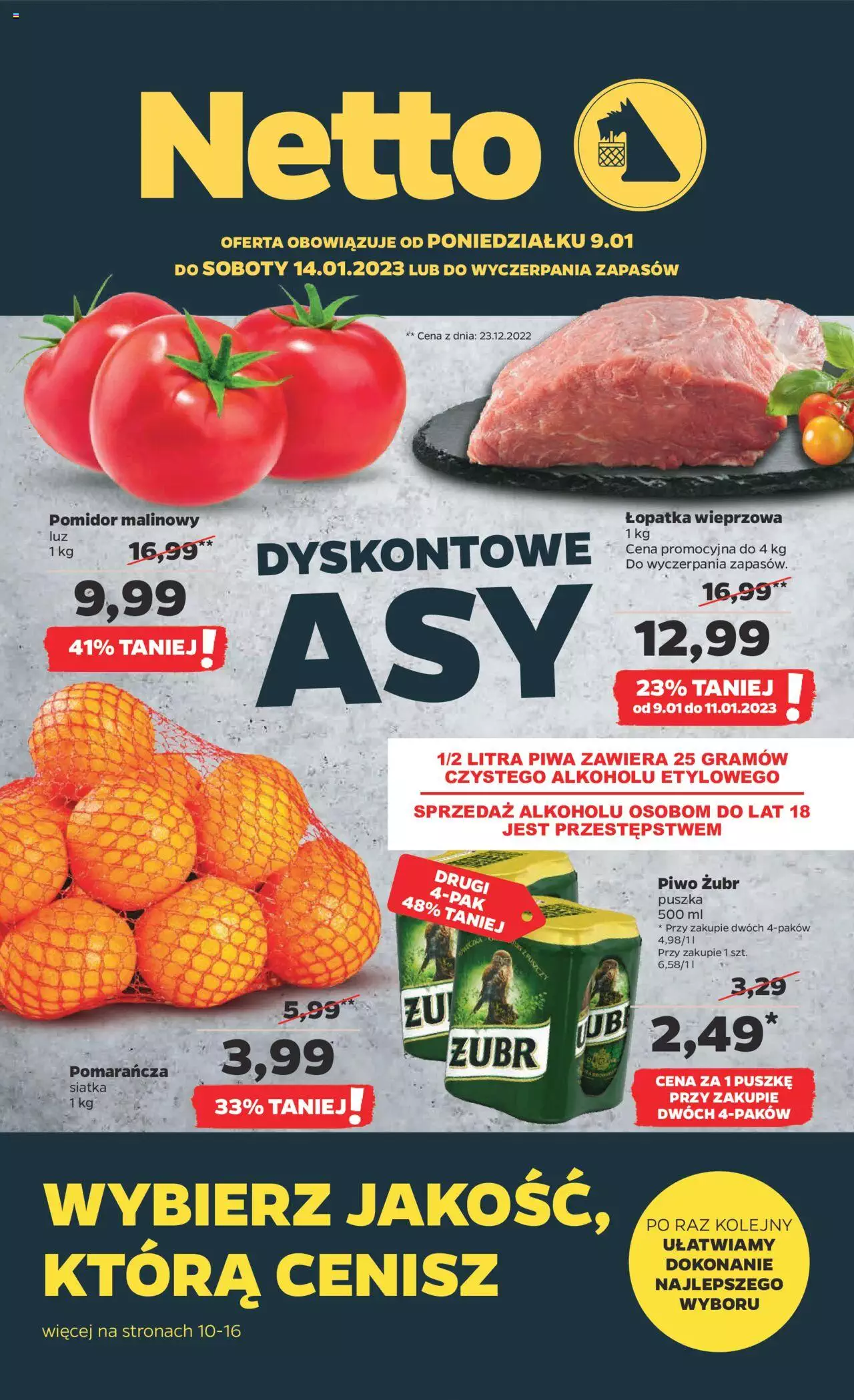 NETTO gazetka ważna od 09.01.2023 do 14.01.2023 strona 1