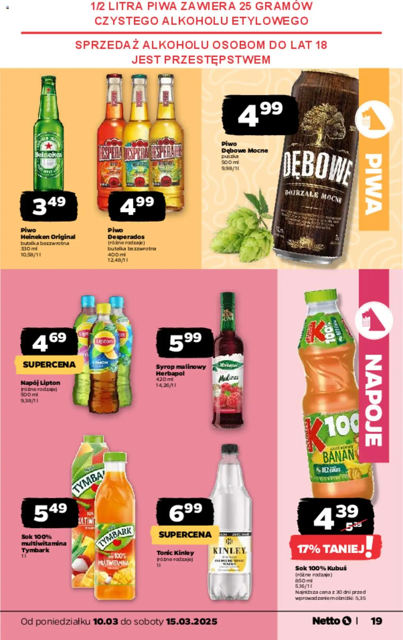 NETTO Gazetka ważna od  10.03.2025 do 15.03.2025 strona 19
