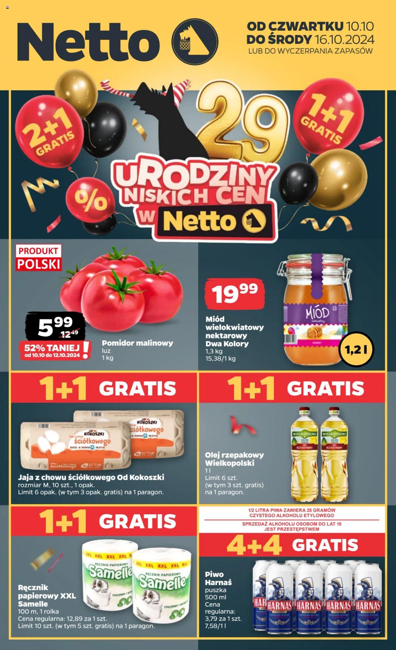 NETTO Gazetka ważna od 10.10.2024 do 16.10.2024 strona 1
