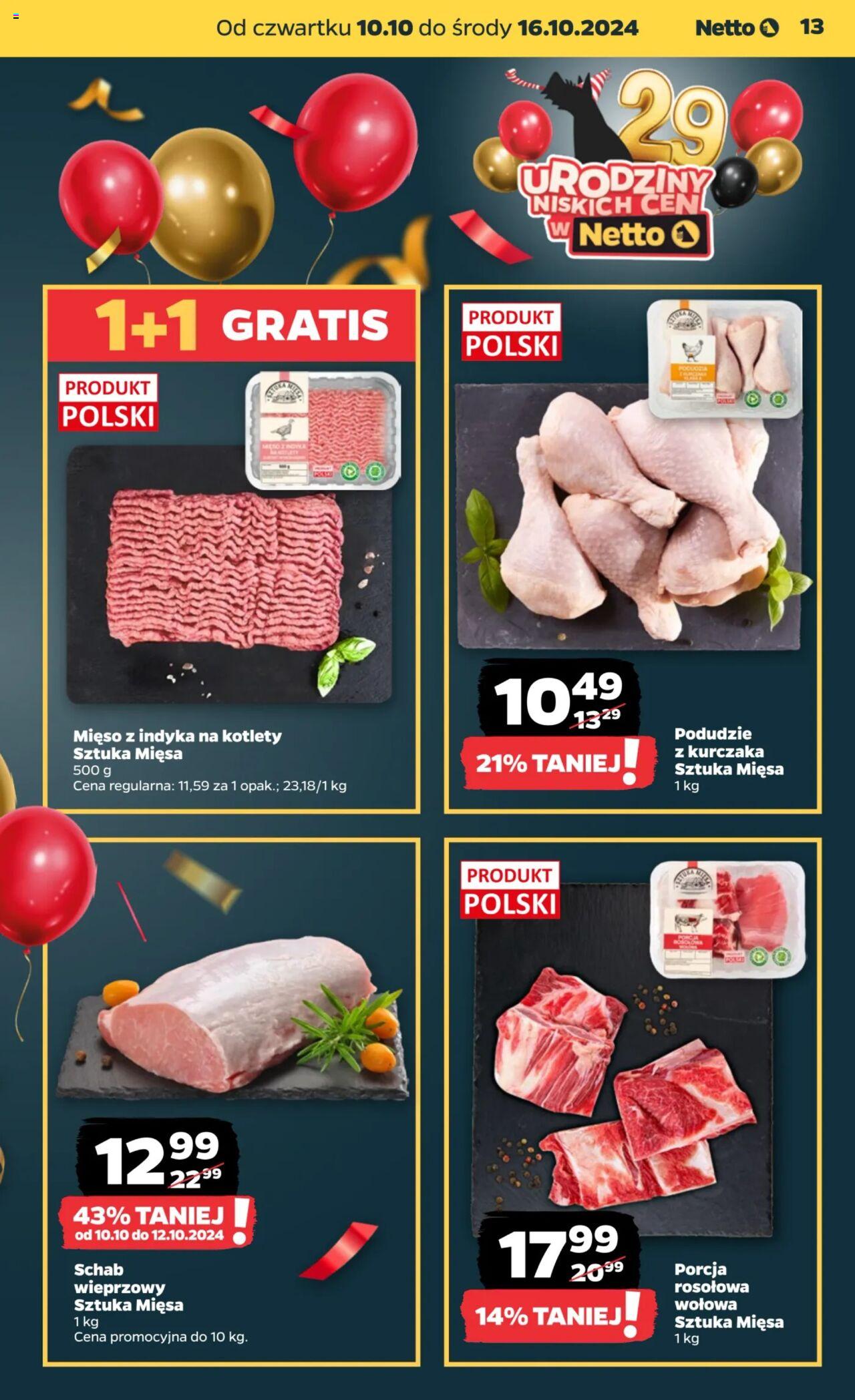 NETTO Gazetka ważna od 10.10.2024 do 16.10.2024 strona 13