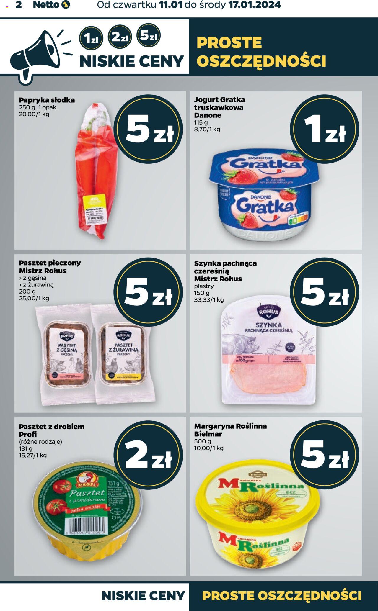 NETTO Gazetka ważna od 11.01.2024 do 17.01.2024 strona 2