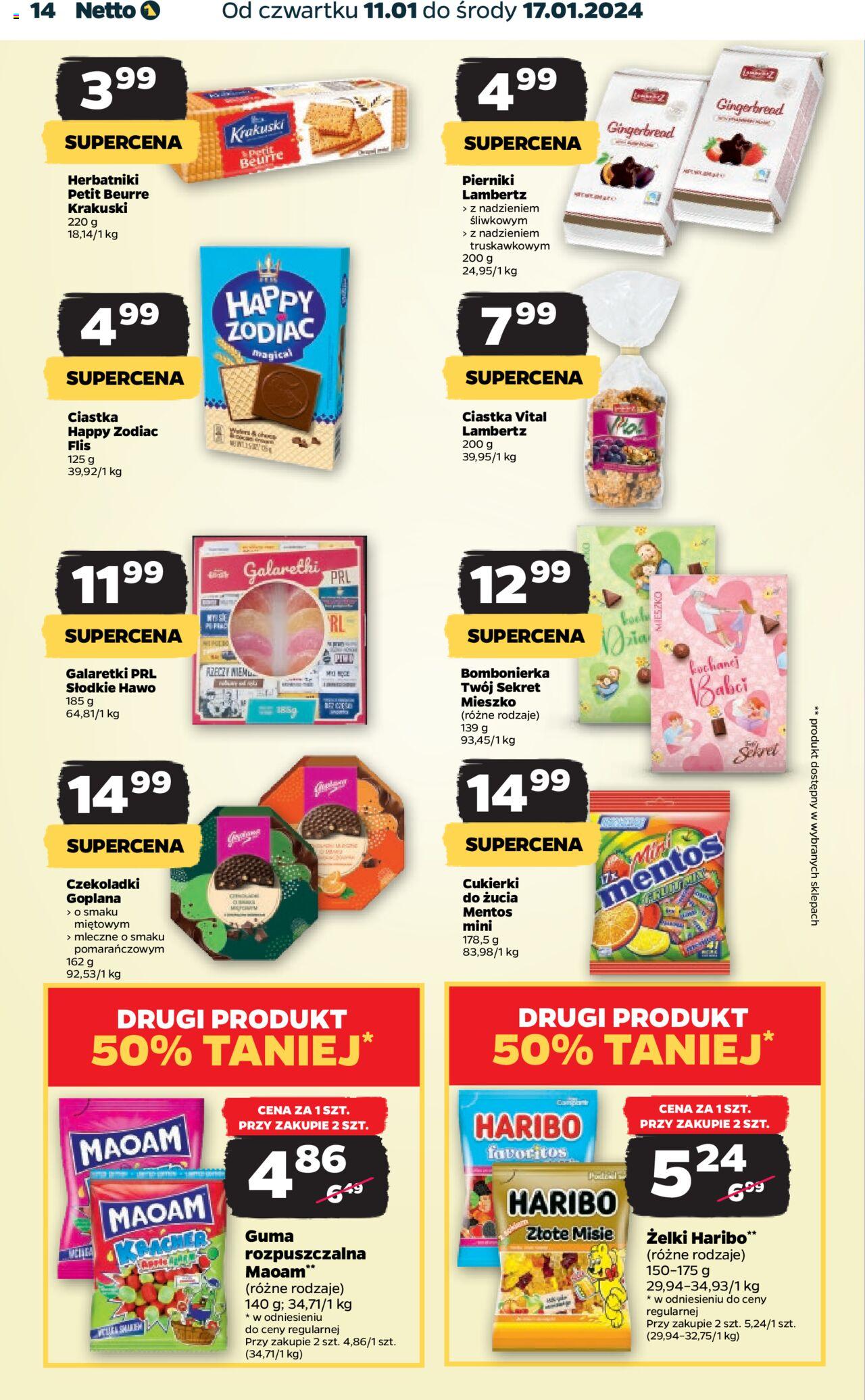 NETTO Gazetka ważna od 11.01.2024 do 17.01.2024 strona 14