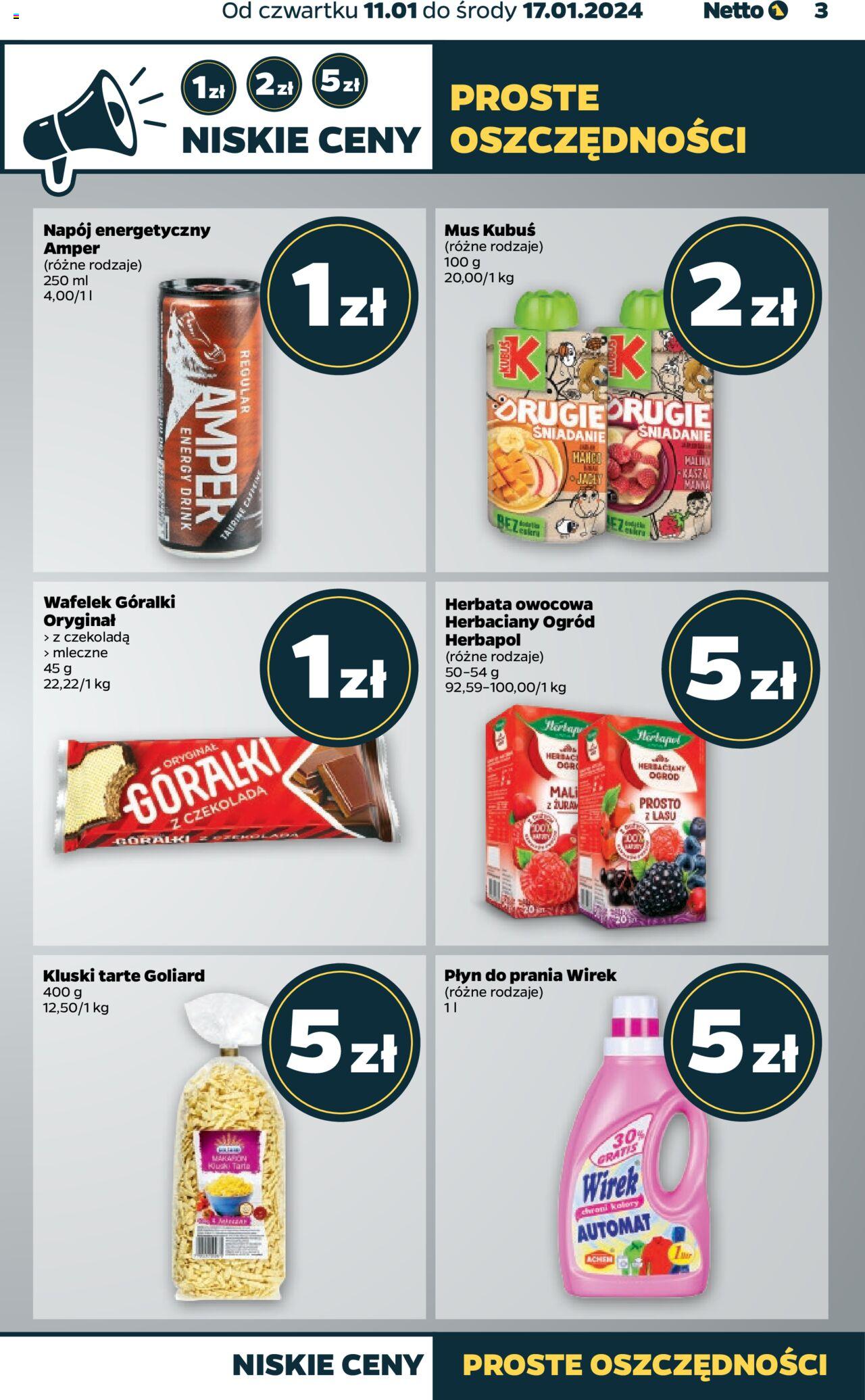 NETTO Gazetka ważna od 11.01.2024 do 17.01.2024 strona 3