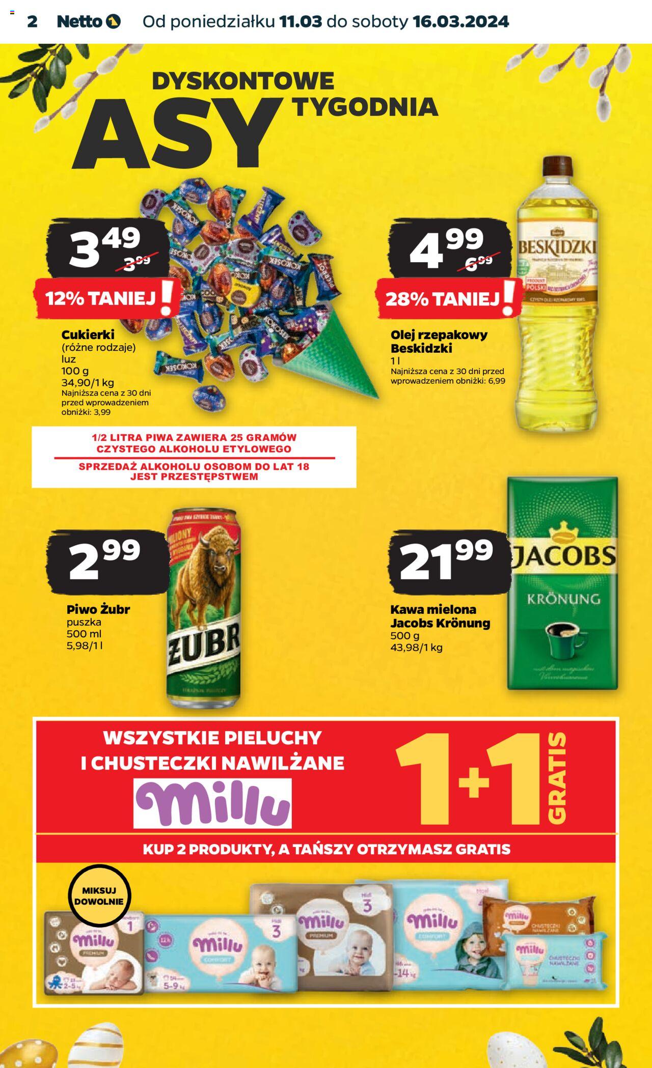 NETTO Gazetka ważna od 11.03.2024 do 16.03.2024 strona 2