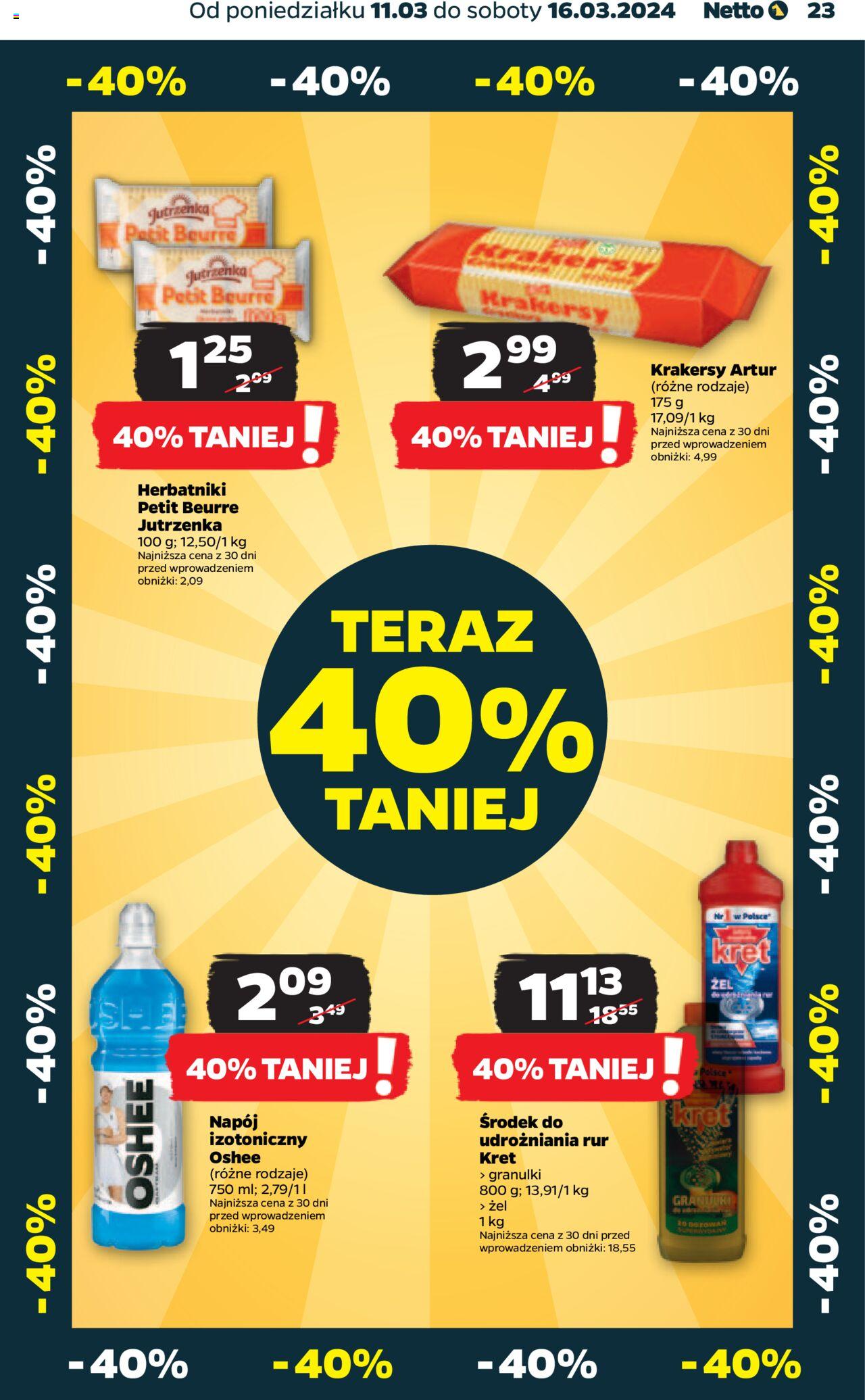 NETTO Gazetka ważna od 11.03.2024 do 16.03.2024 strona 23