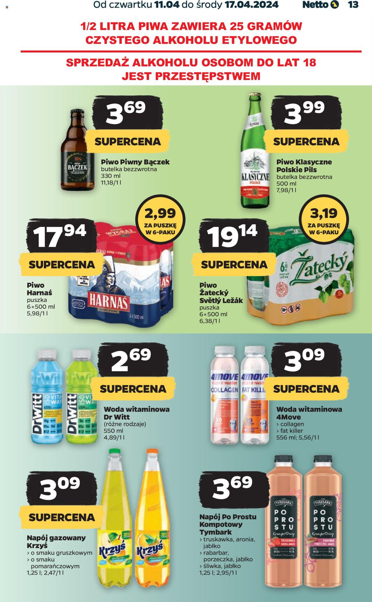 NETTO Gazetka ważna od 11.04.2024 do 17.04.2024 strona 13
