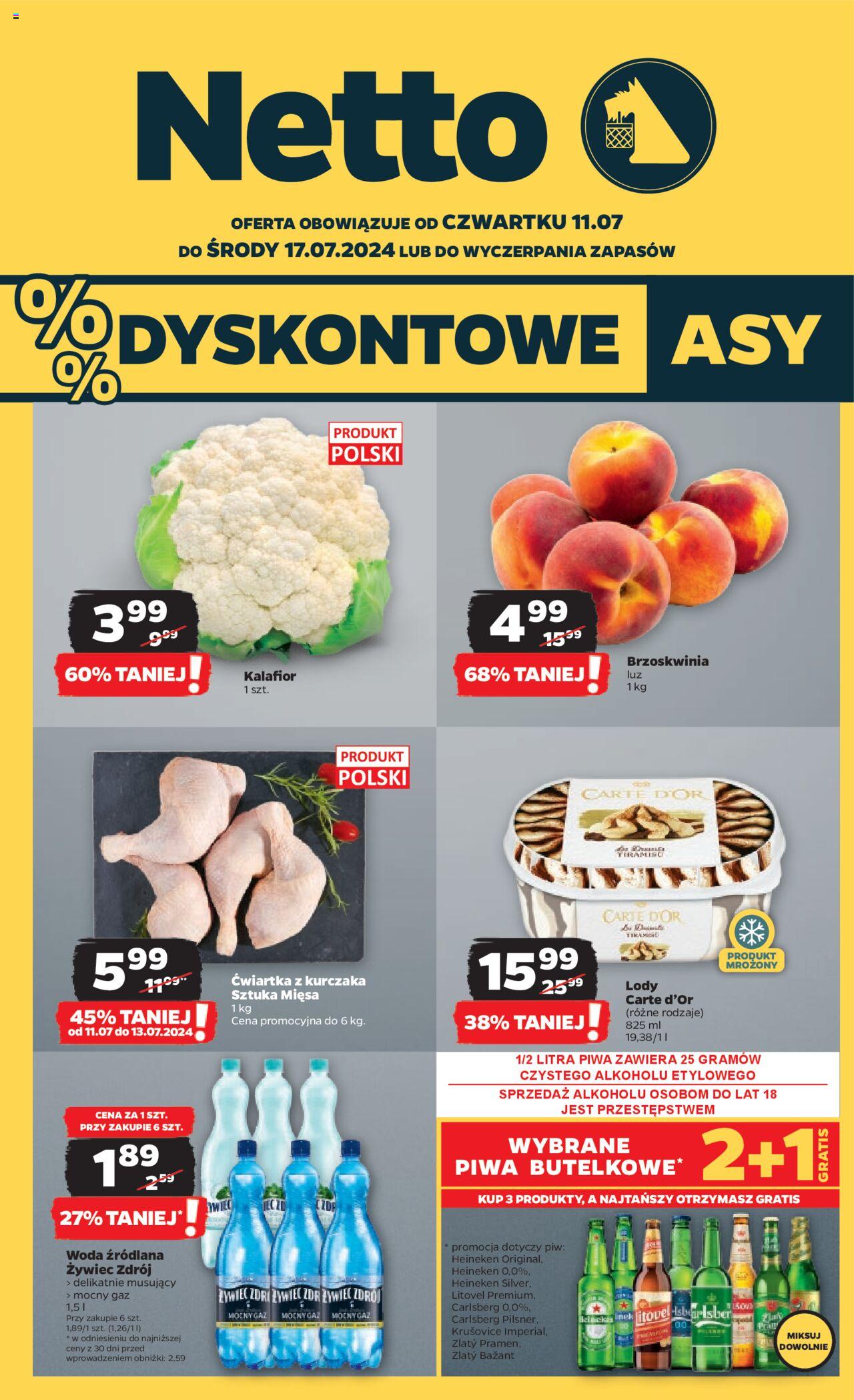 NETTO Gazetka ważna od 11.07.2024 do 17.07.2024 strona 1