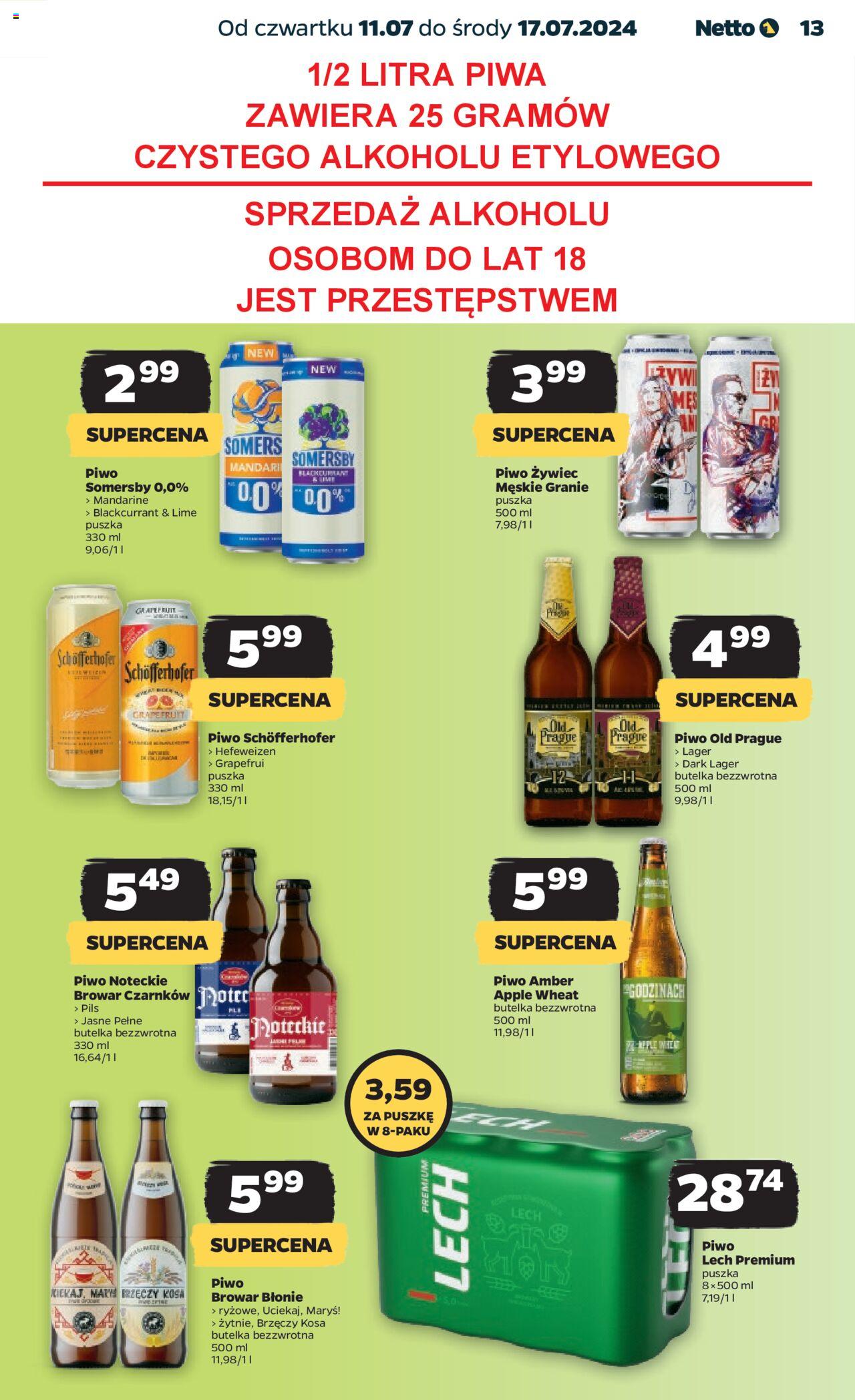 NETTO Gazetka ważna od 11.07.2024 do 17.07.2024 strona 13