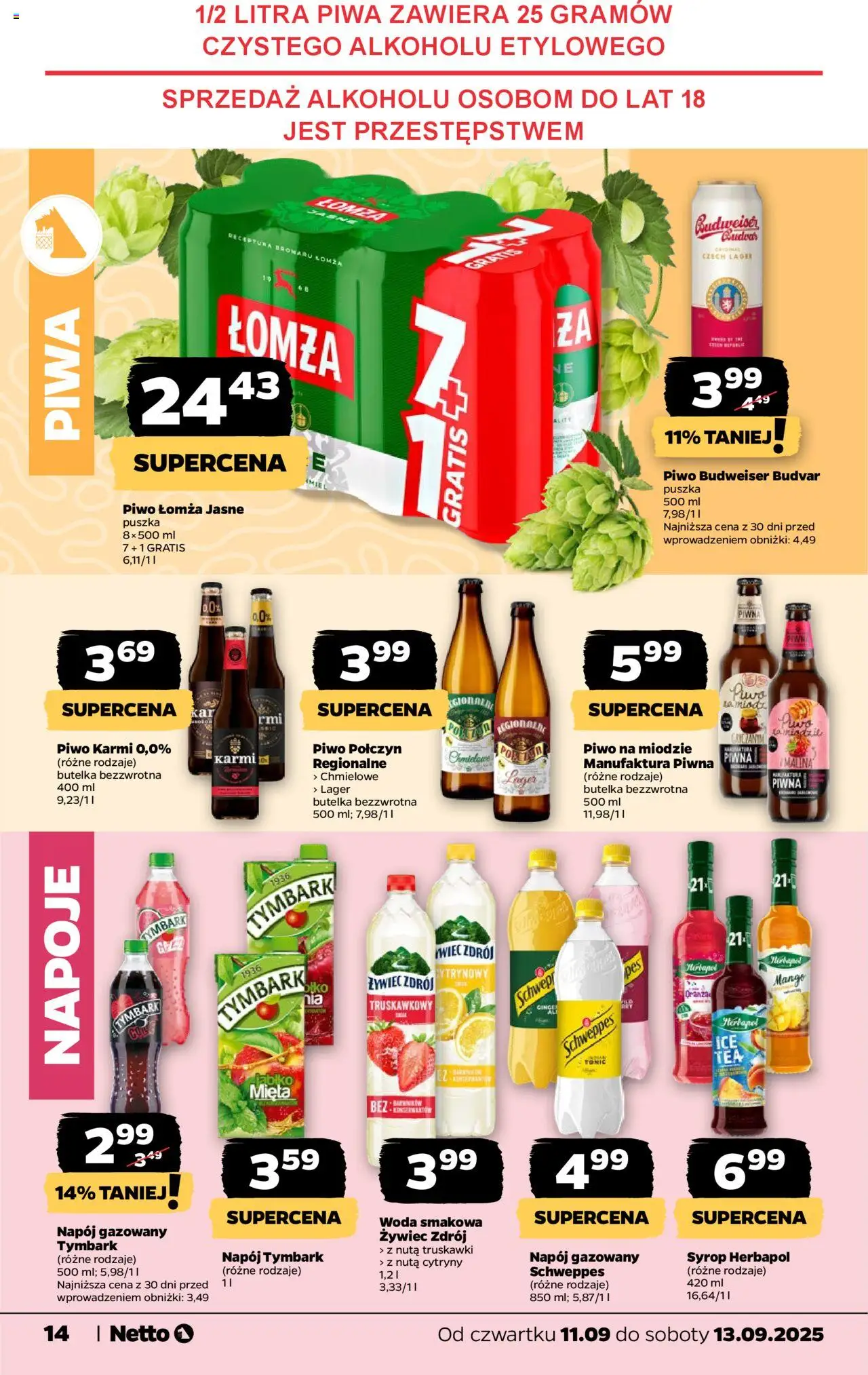 NETTO Gazetka ważna od  11.09.2025 do 13.09.2025 strona 14