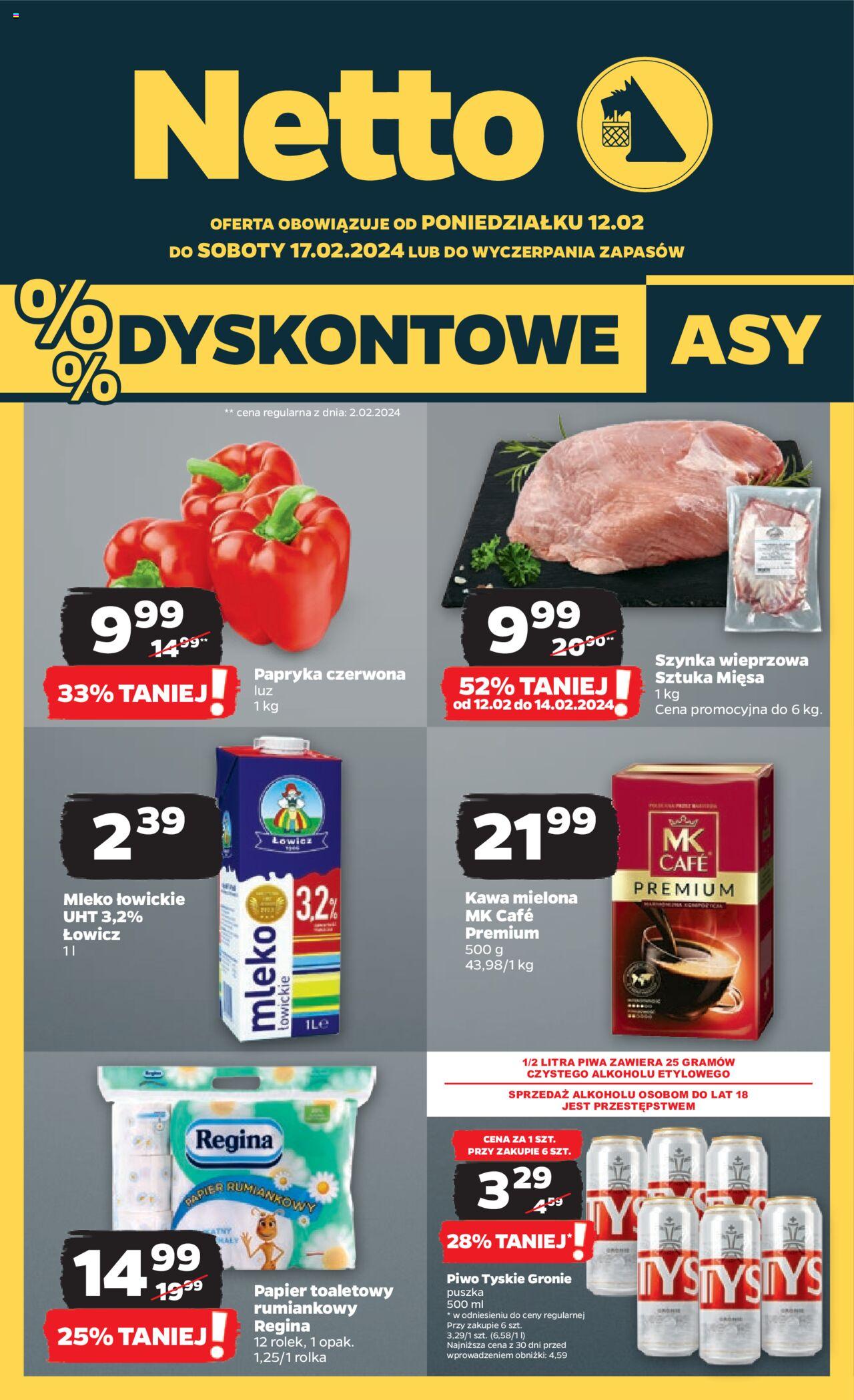 NETTO Gazetka ważna od 12.02.2024 do 17.02.2024 strona 1