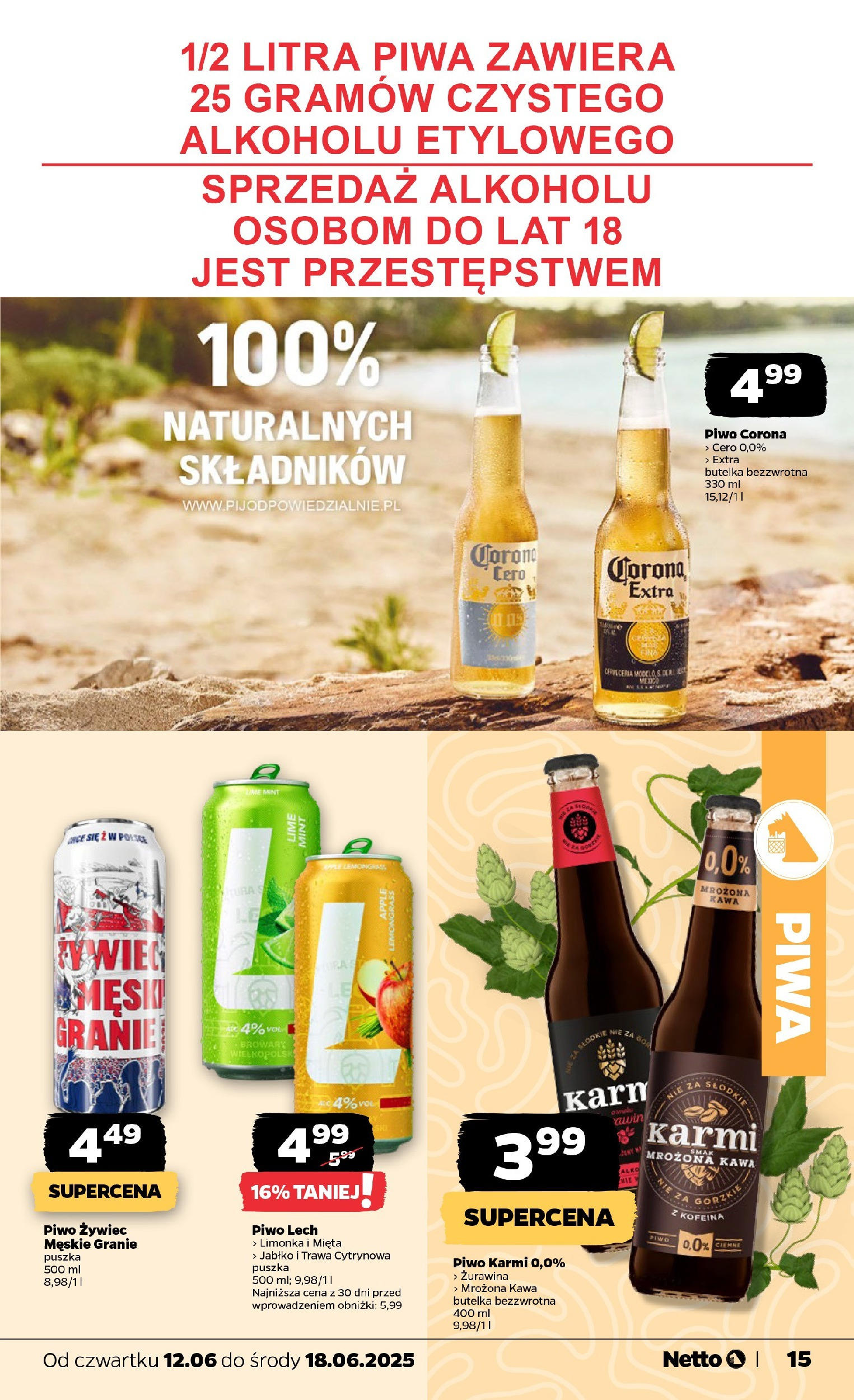  NETTO Gazetka ważna od 12.06.2025 do 18.06.2025 strona 15