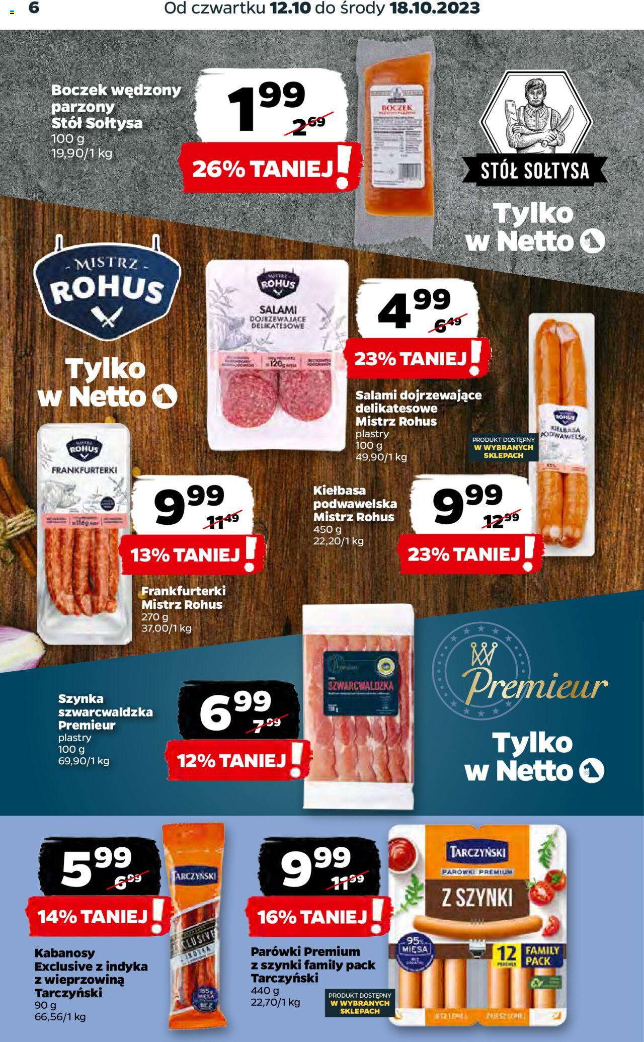 NETTO Gazetka ważna  od 12.10.2023 do 18.10.2023 strona 6