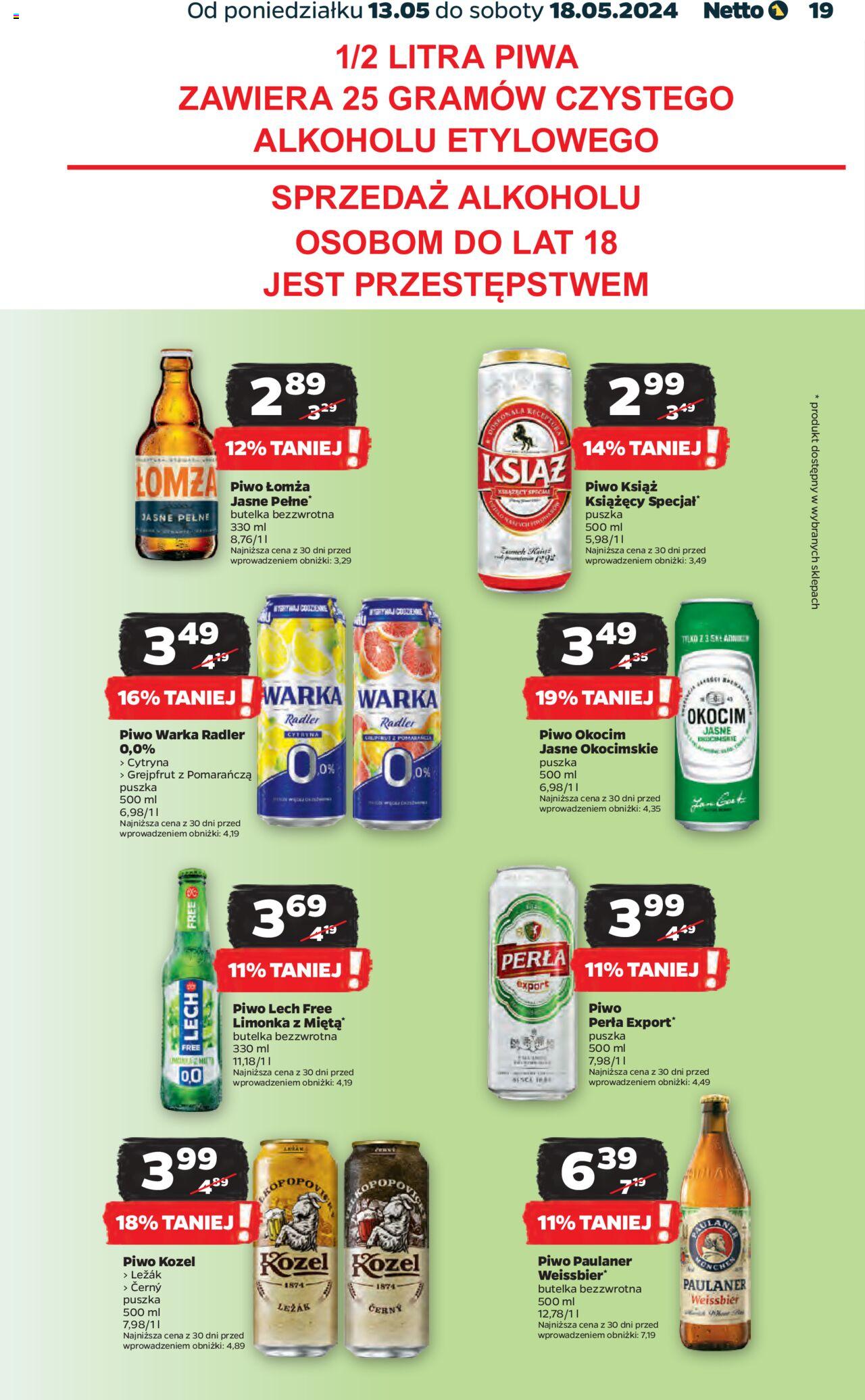 NETTO Gazetka ważna od 13.05.2024 do 18.05.2024 strona 19