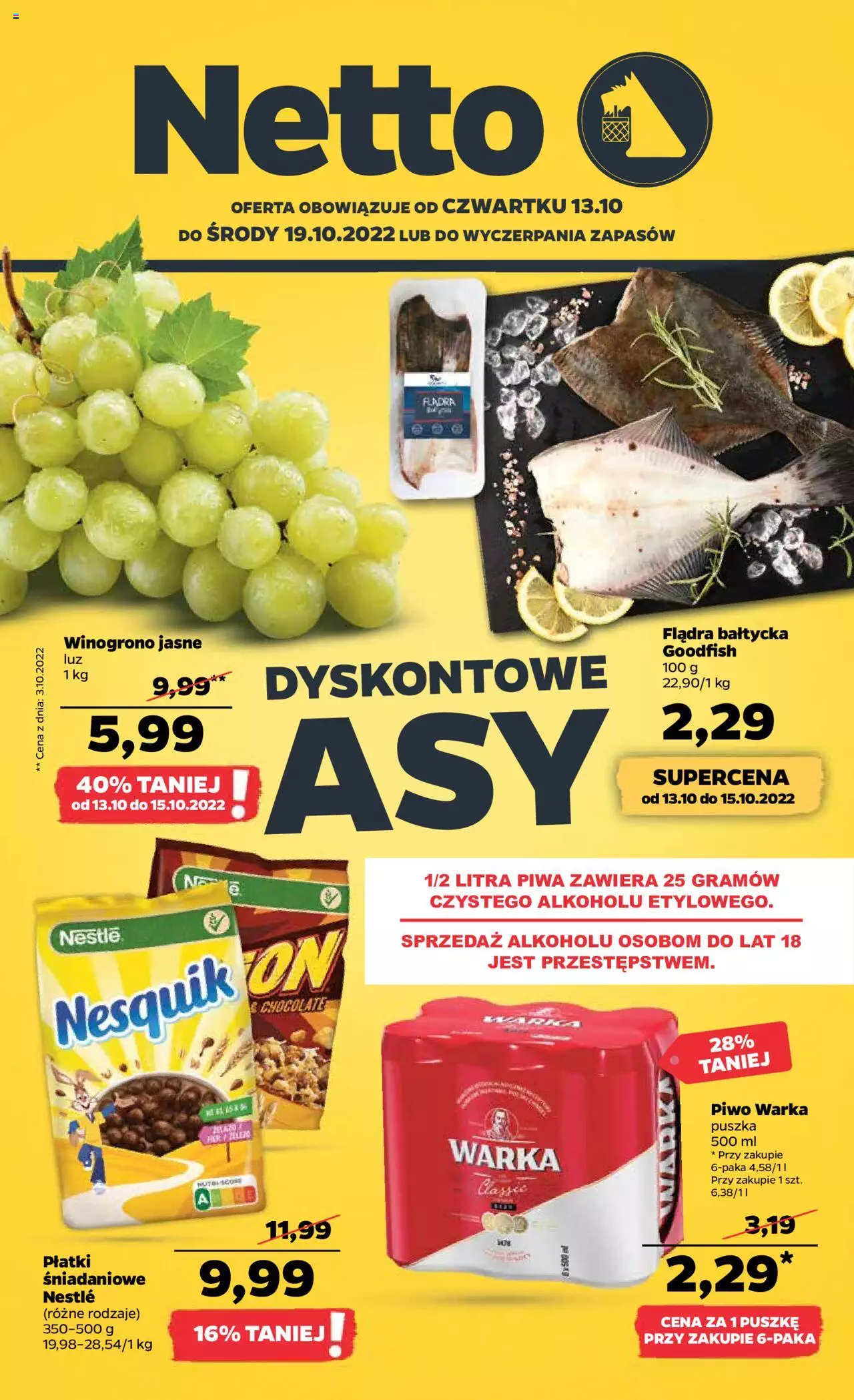 NETTO gazetka ważna od 13.10.2022 do 19.10.2022 strona 1