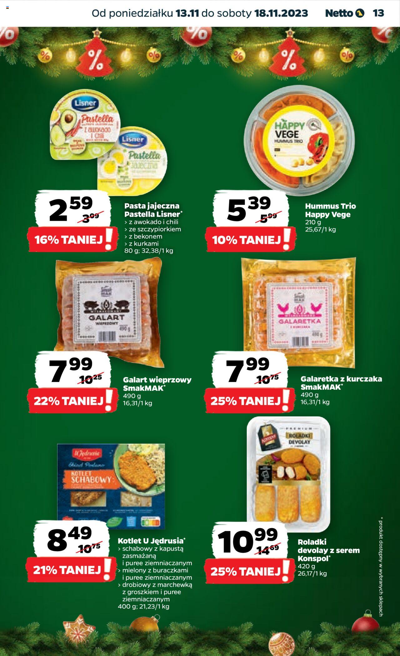Netto gazetka ważna od 13.11.2023 do  18.11.2023 strona 13