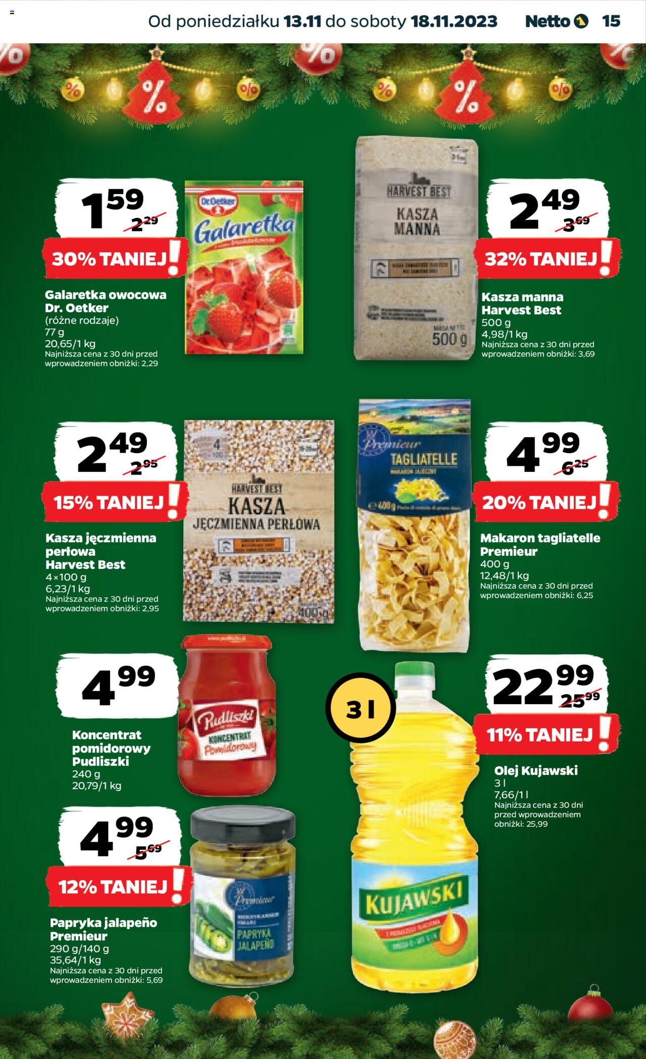 Netto gazetka ważna od 13.11.2023 do  18.11.2023 strona 15