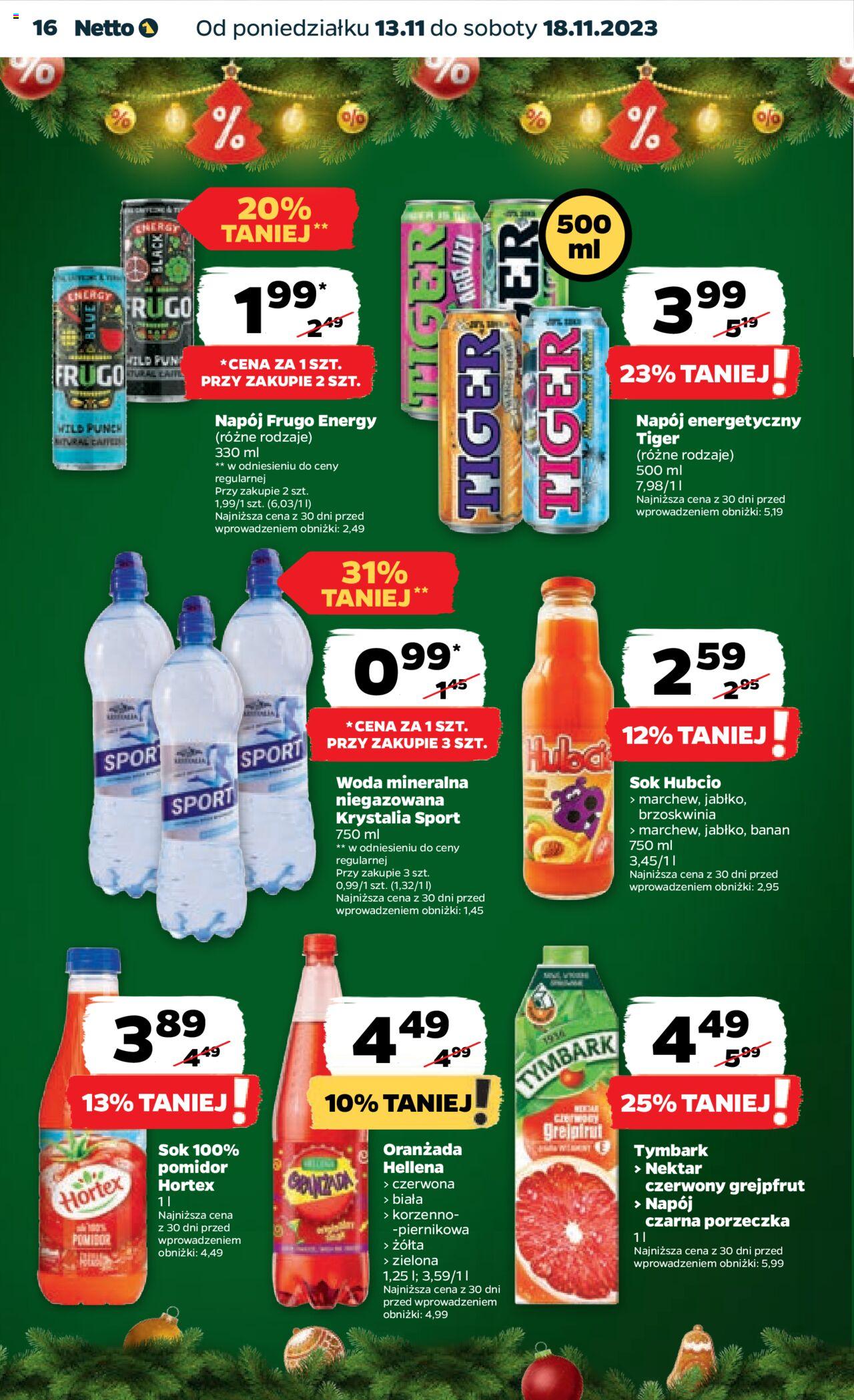 Netto gazetka ważna od 13.11.2023 do  18.11.2023 strona 16