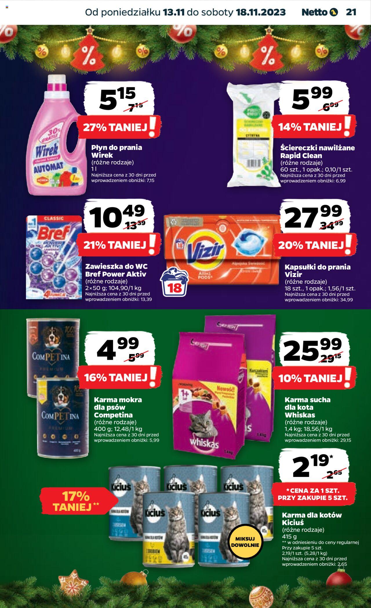 Netto gazetka ważna od 13.11.2023 do  18.11.2023 strona 21