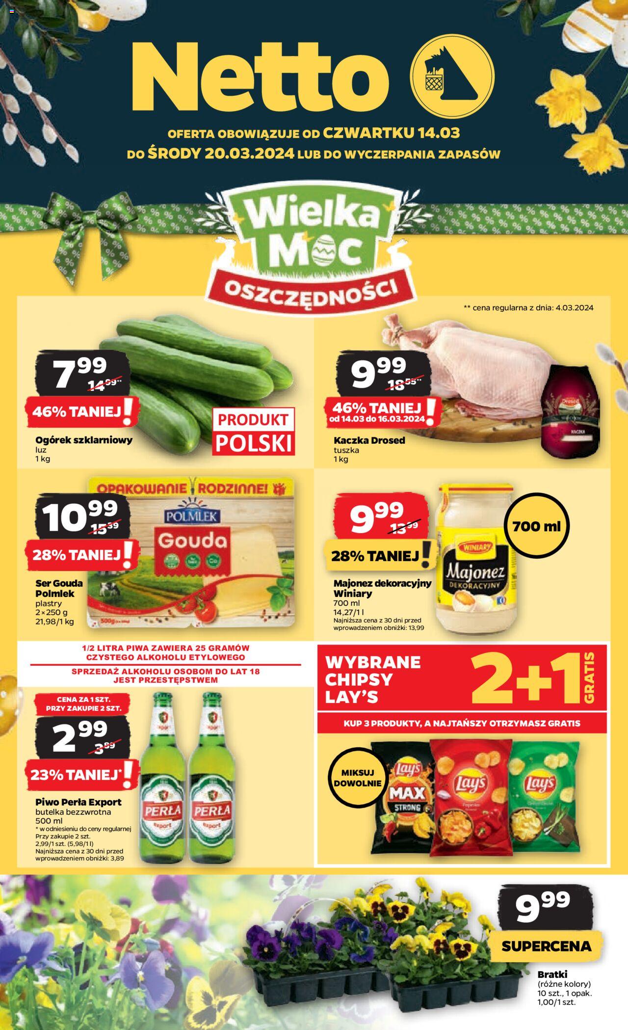 NETTO Gazetka ważna od 14.03.2024 do 20.03.2024 strona 1
