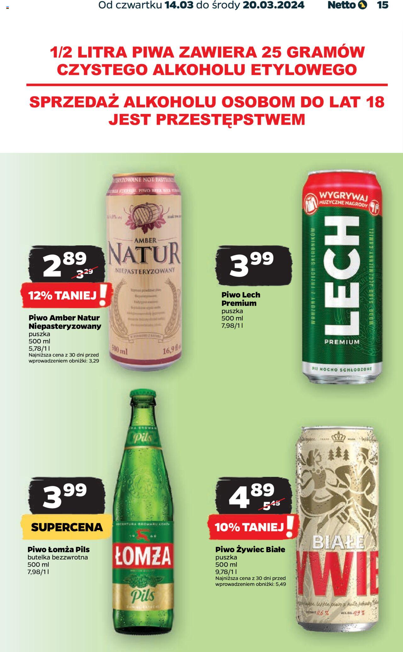 NETTO Gazetka ważna od 14.03.2024 do 20.03.2024 strona 15