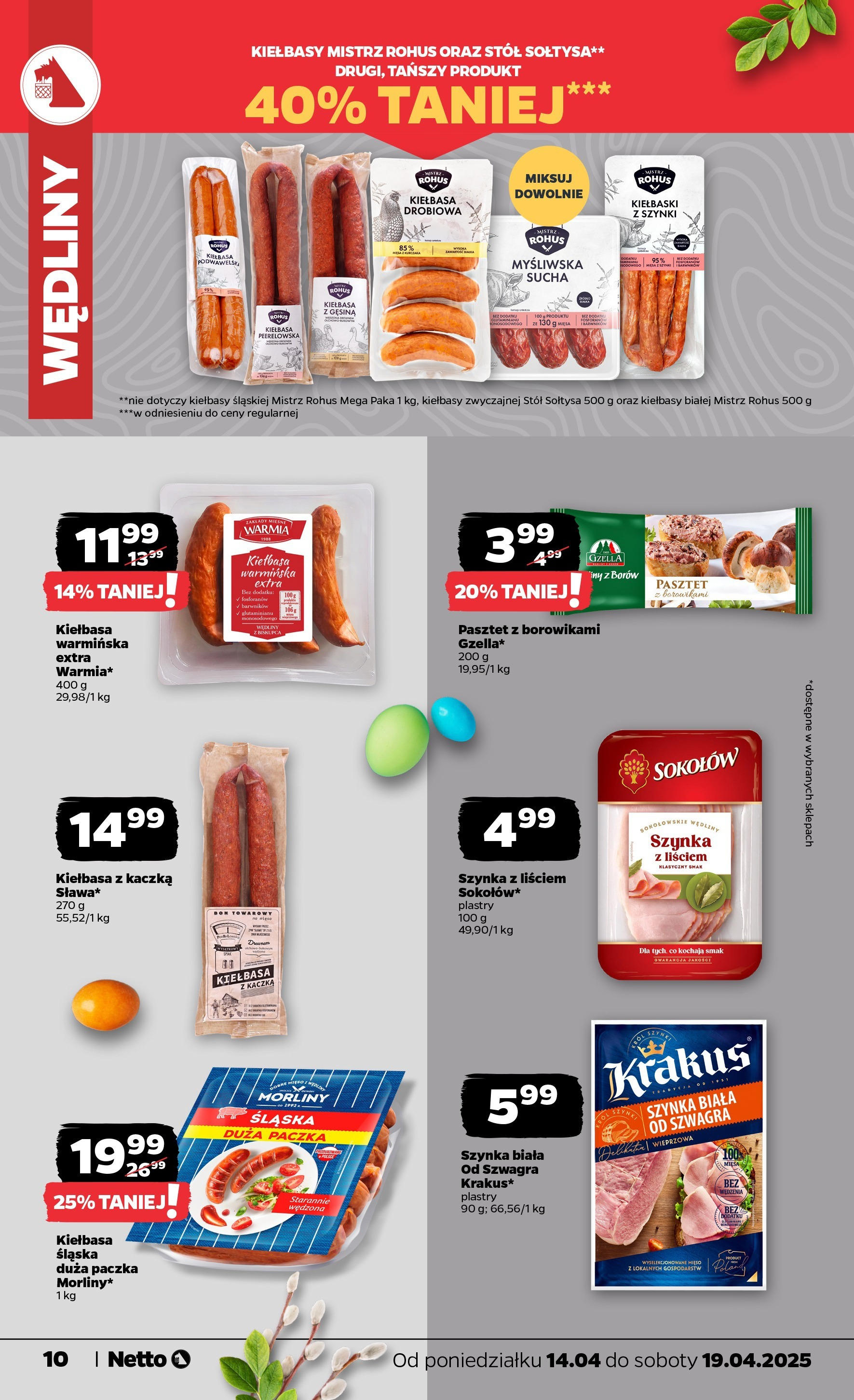 NETTO Gazetka ważna od  14.04.2025 do 19.04.2025 strona 9
