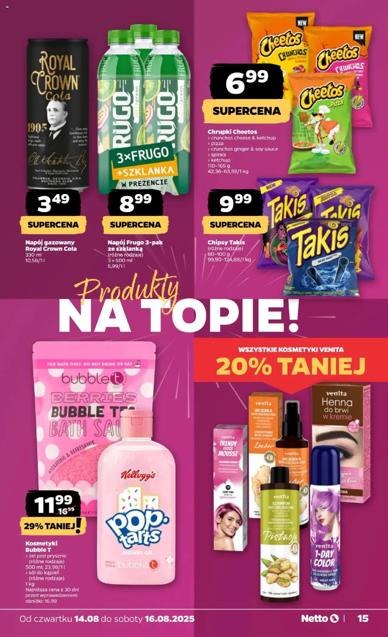 NETTO Gazetka ważna  od  14.08.2025 do 16.08.2025 strona 15