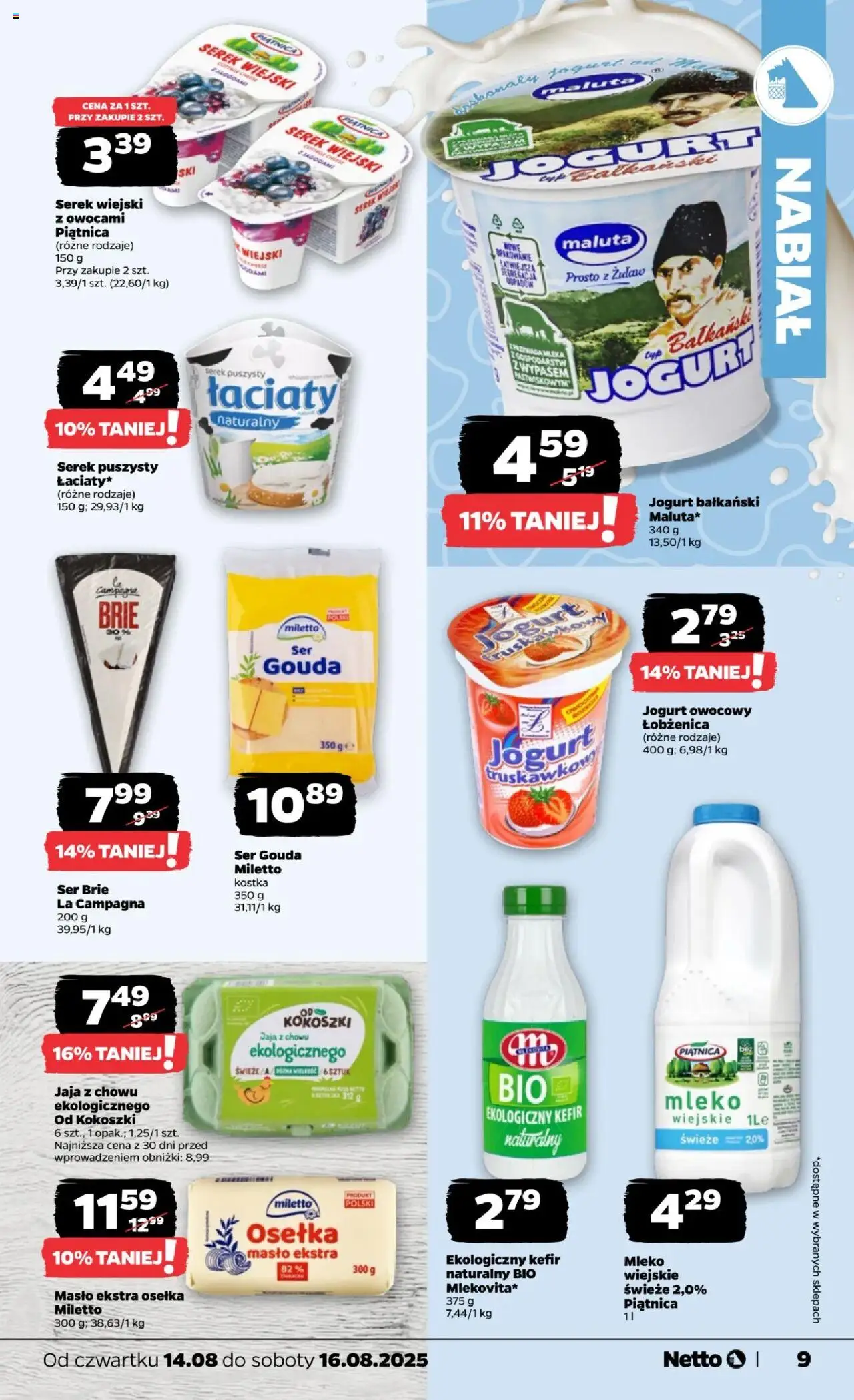 NETTO Gazetka ważna  od  14.08.2025 do 16.08.2025 strona 9