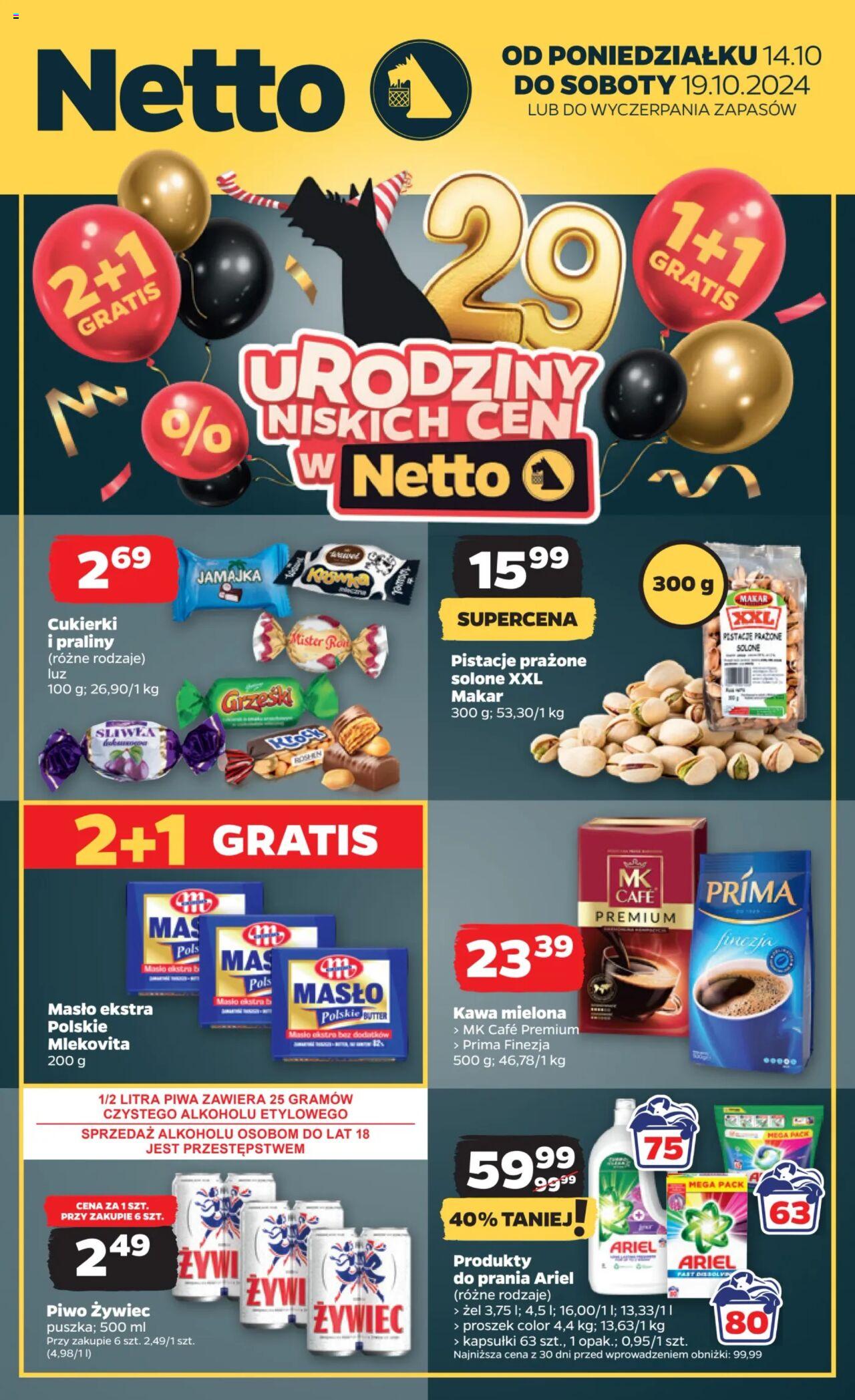 NETTO Gazetka ważna od 14.10.2024 do 19.10.2024 strona 1