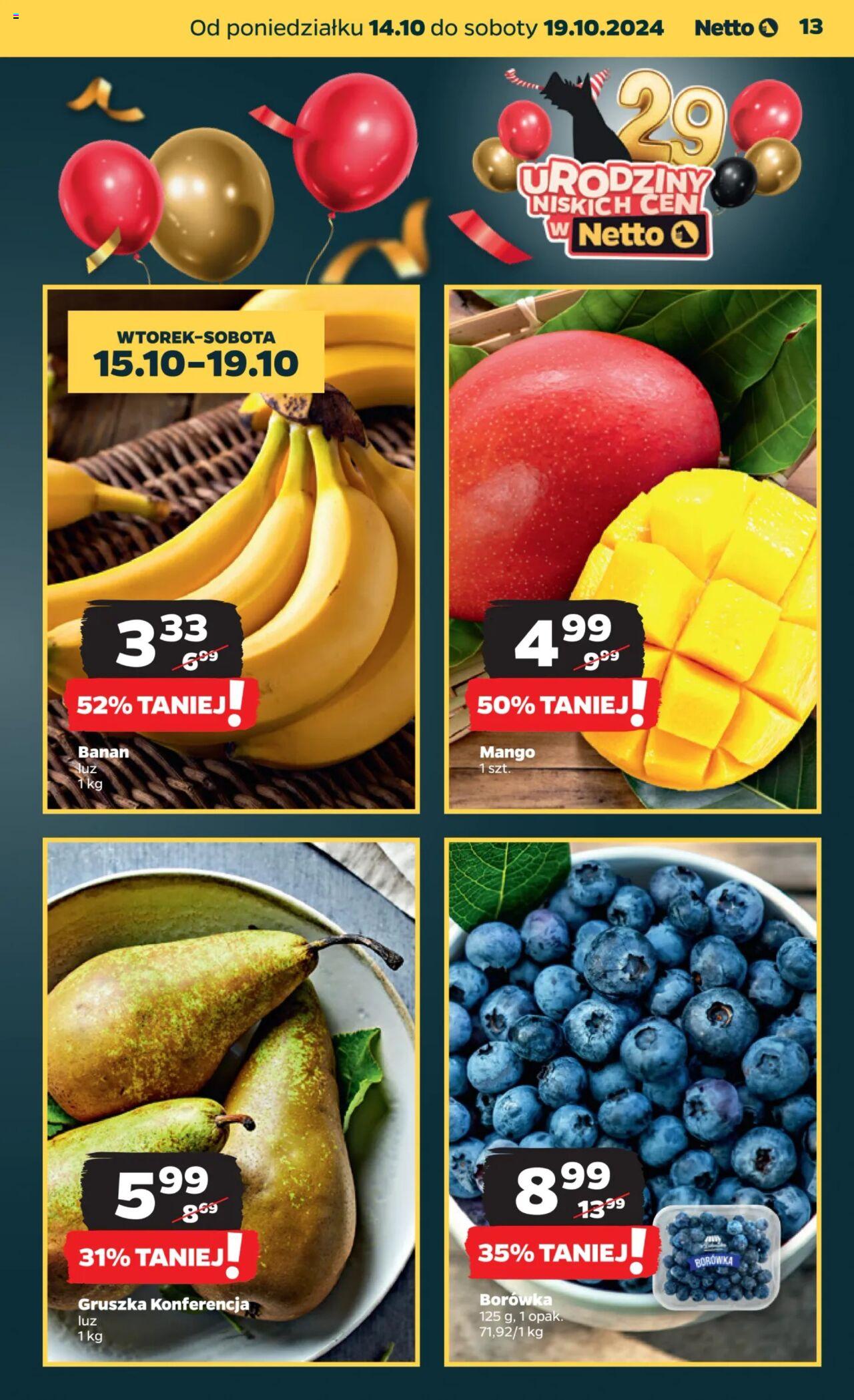 NETTO Gazetka ważna od 14.10.2024 do 19.10.2024 strona 13