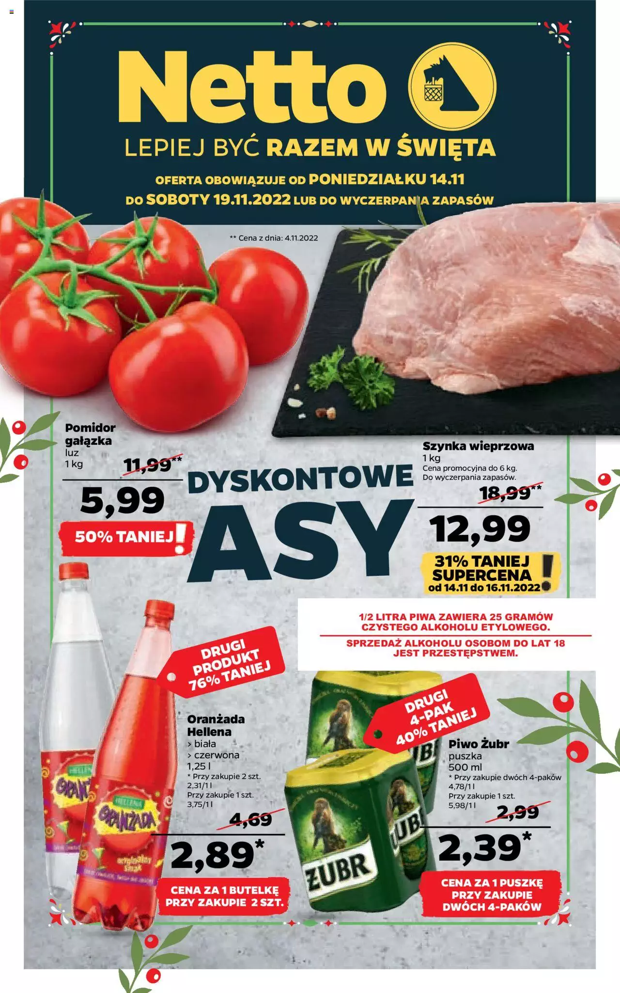 NETTO gazetka ważna od 14.11.2022 do 19.11.2022 strona 1