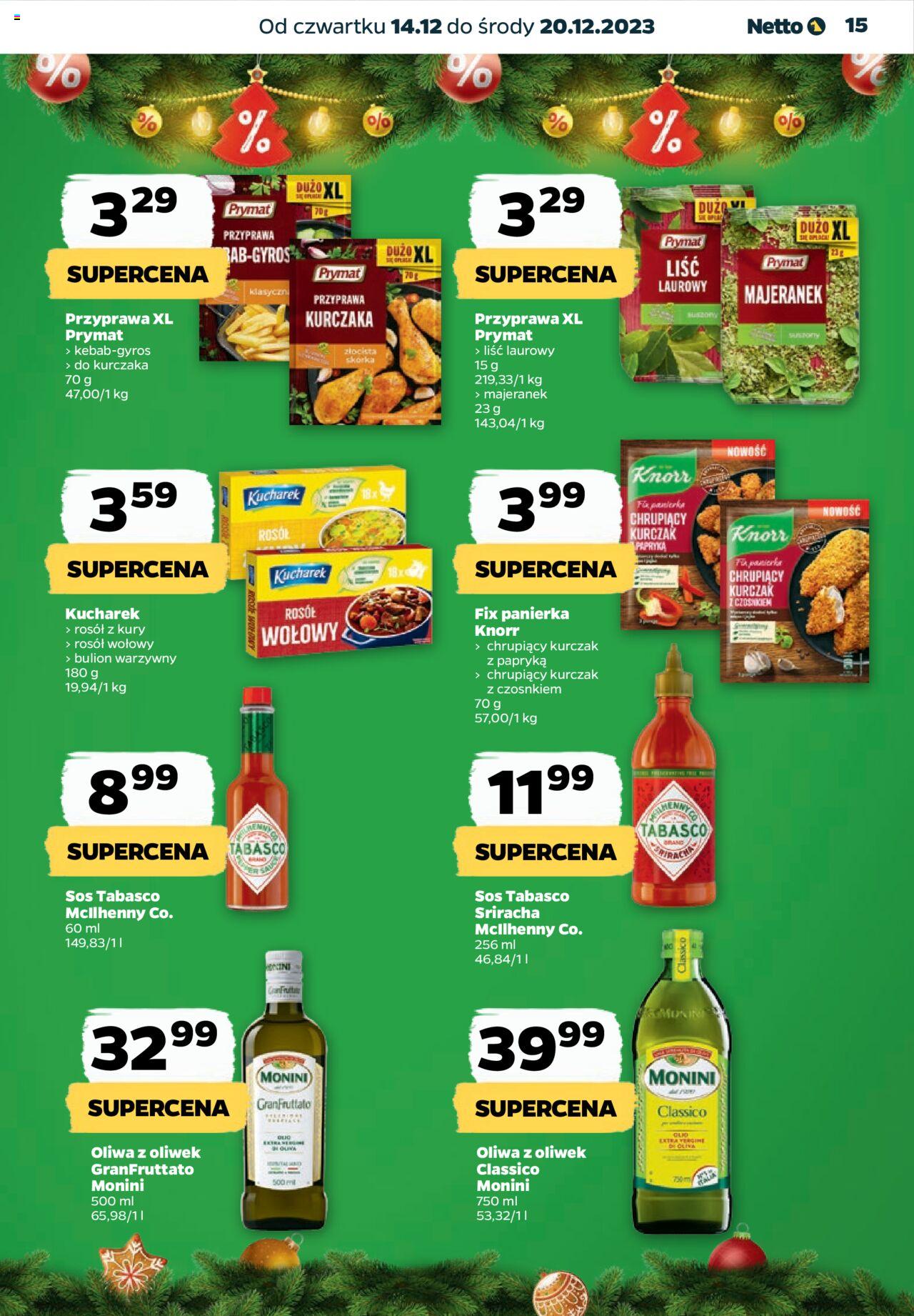 Netto gazetka ważna od 14.12.2023 do 20.12.2023 strona 15