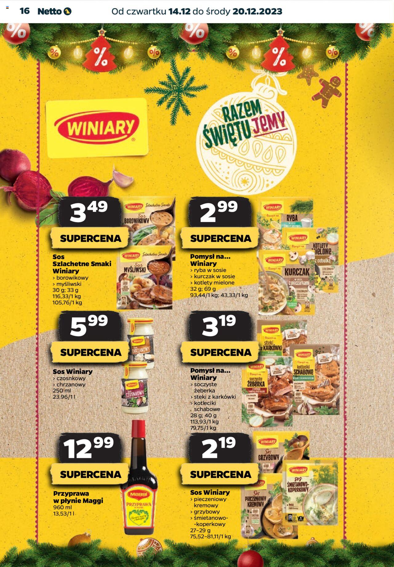 Netto gazetka ważna od 14.12.2023 do 20.12.2023 strona 16