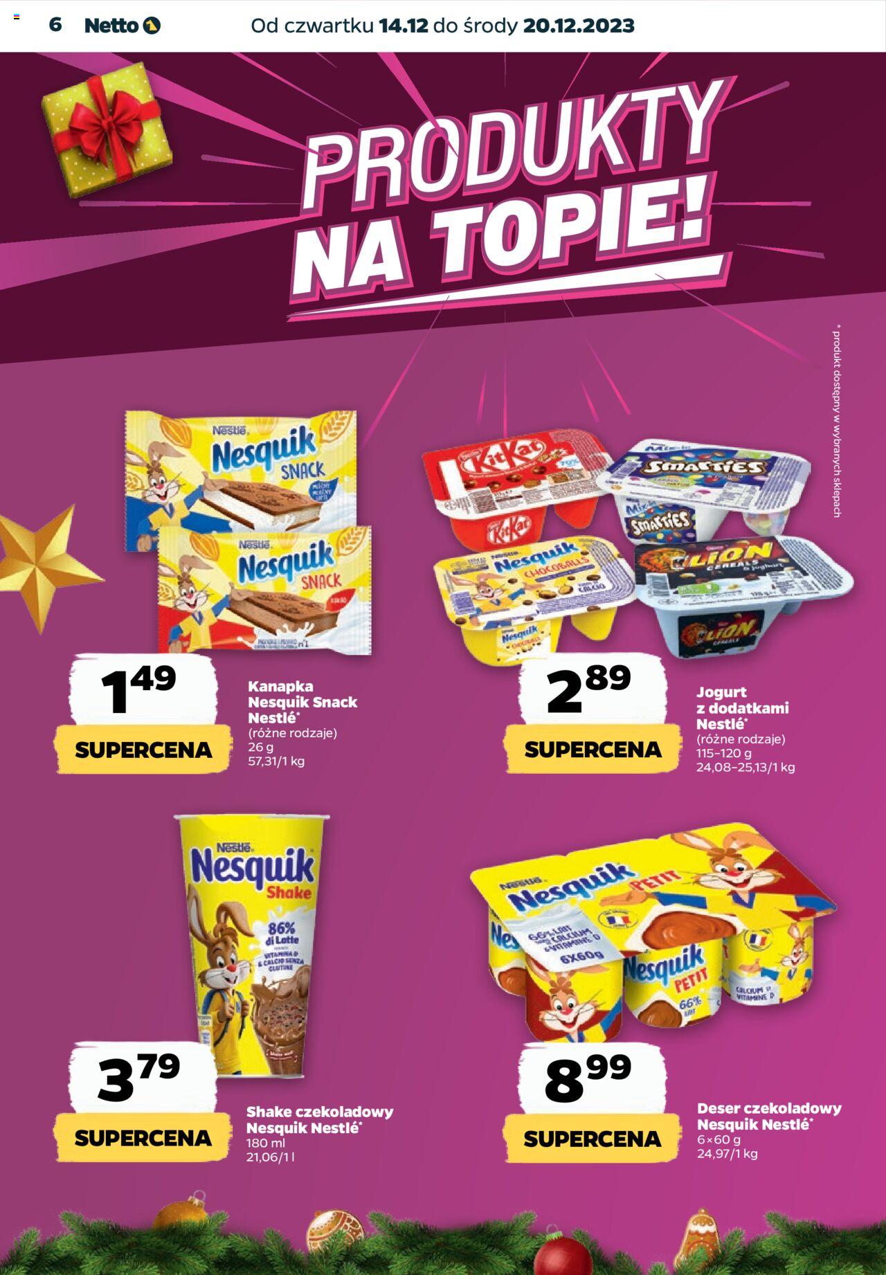 Netto gazetka ważna od 14.12.2023 do 20.12.2023 strona 6