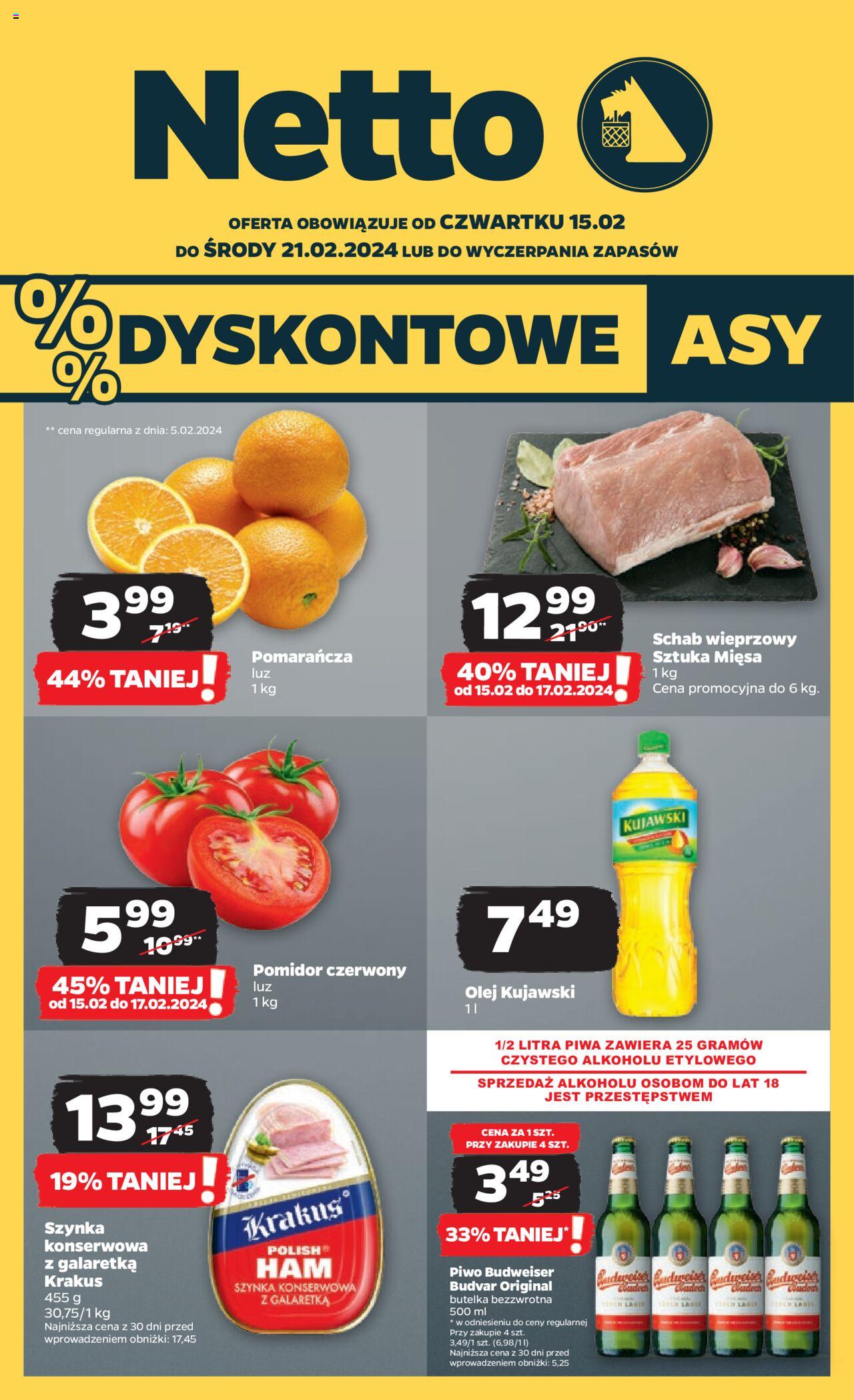 NETTO Gazetka ważna od 15.02.2024 do 21.02.2024 strona 1