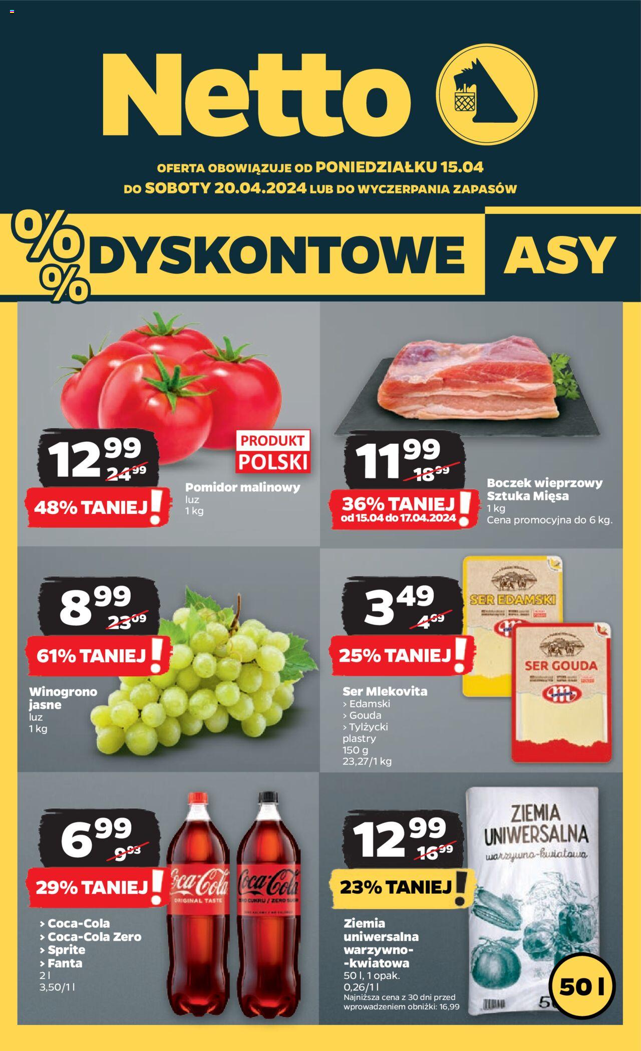 NETTO Gazetka ważna od 15.04.2024 do 20.04.2024 strona 1