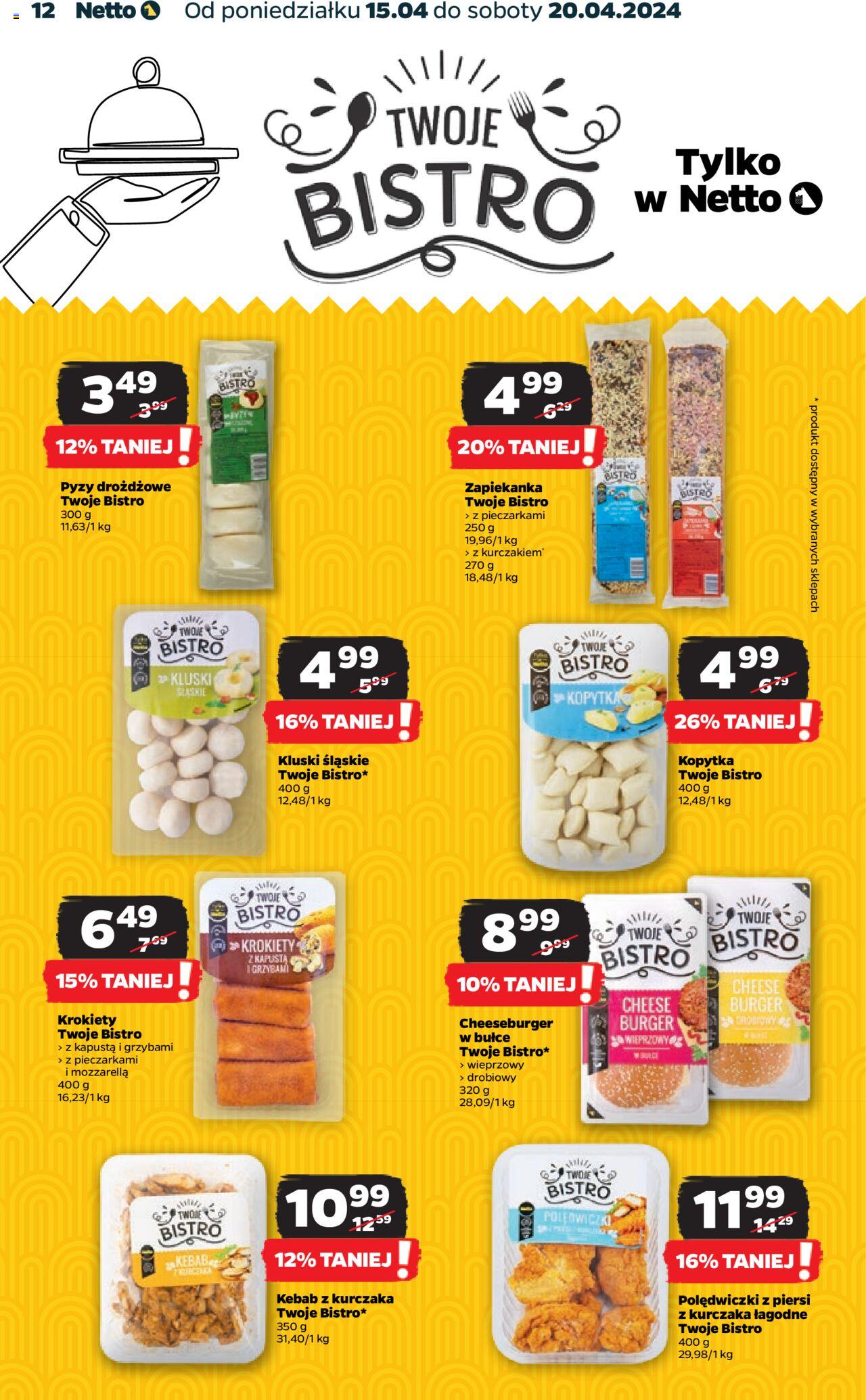 NETTO Gazetka ważna od 15.04.2024 do 20.04.2024 strona 12
