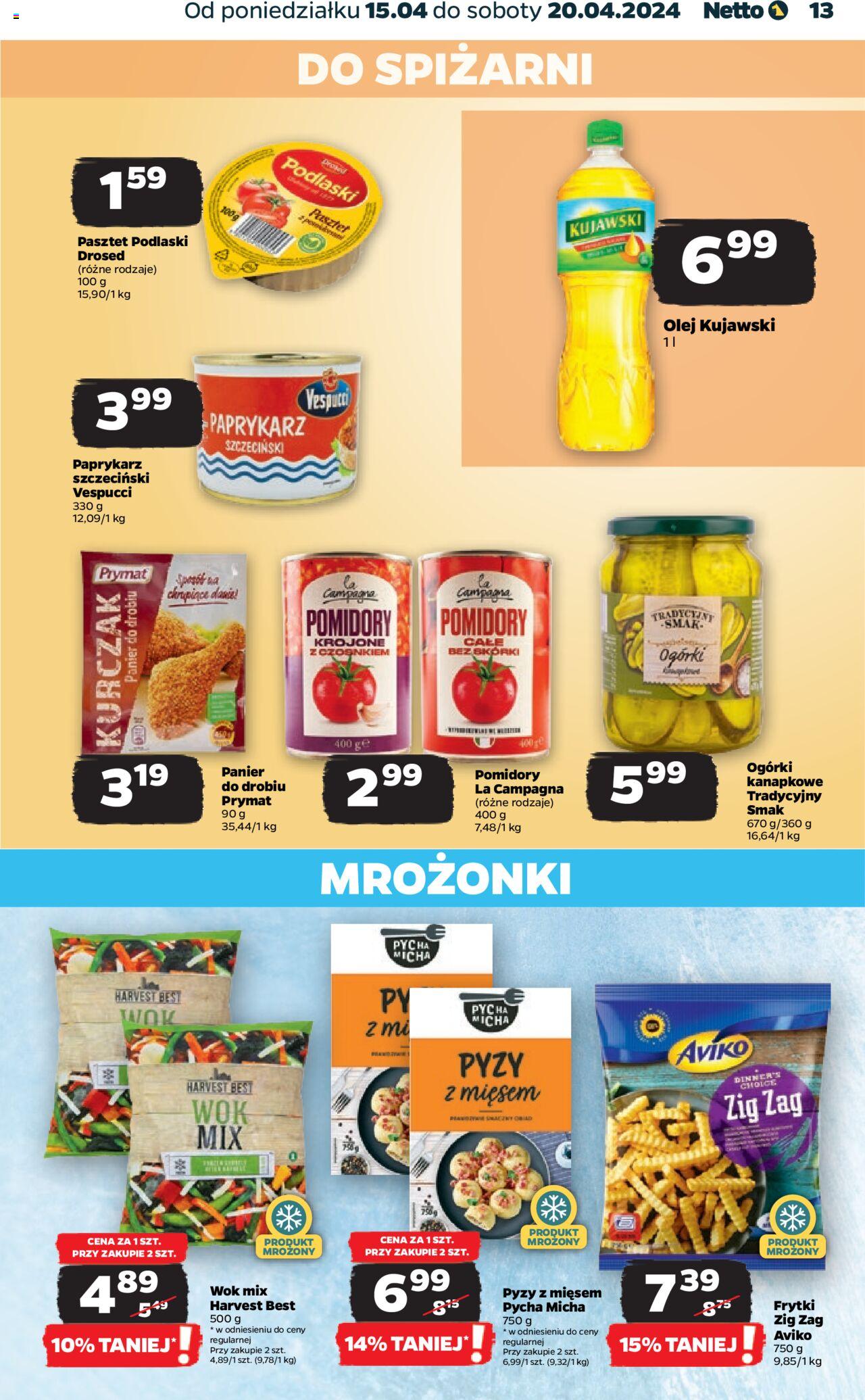 NETTO Gazetka ważna od 15.04.2024 do 20.04.2024 strona 13