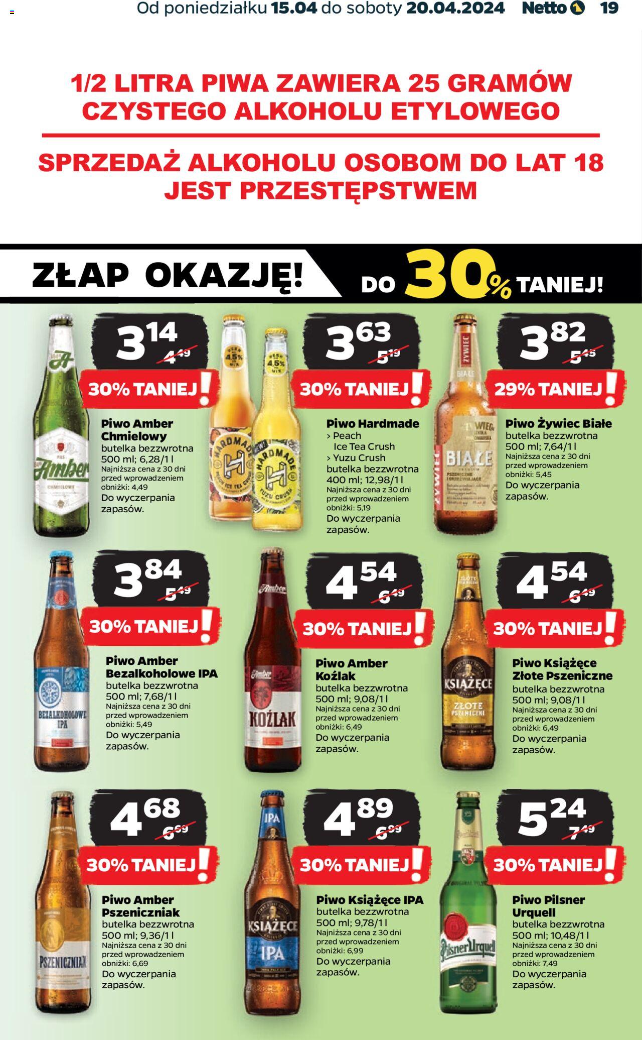 NETTO Gazetka ważna od 15.04.2024 do 20.04.2024 strona 19