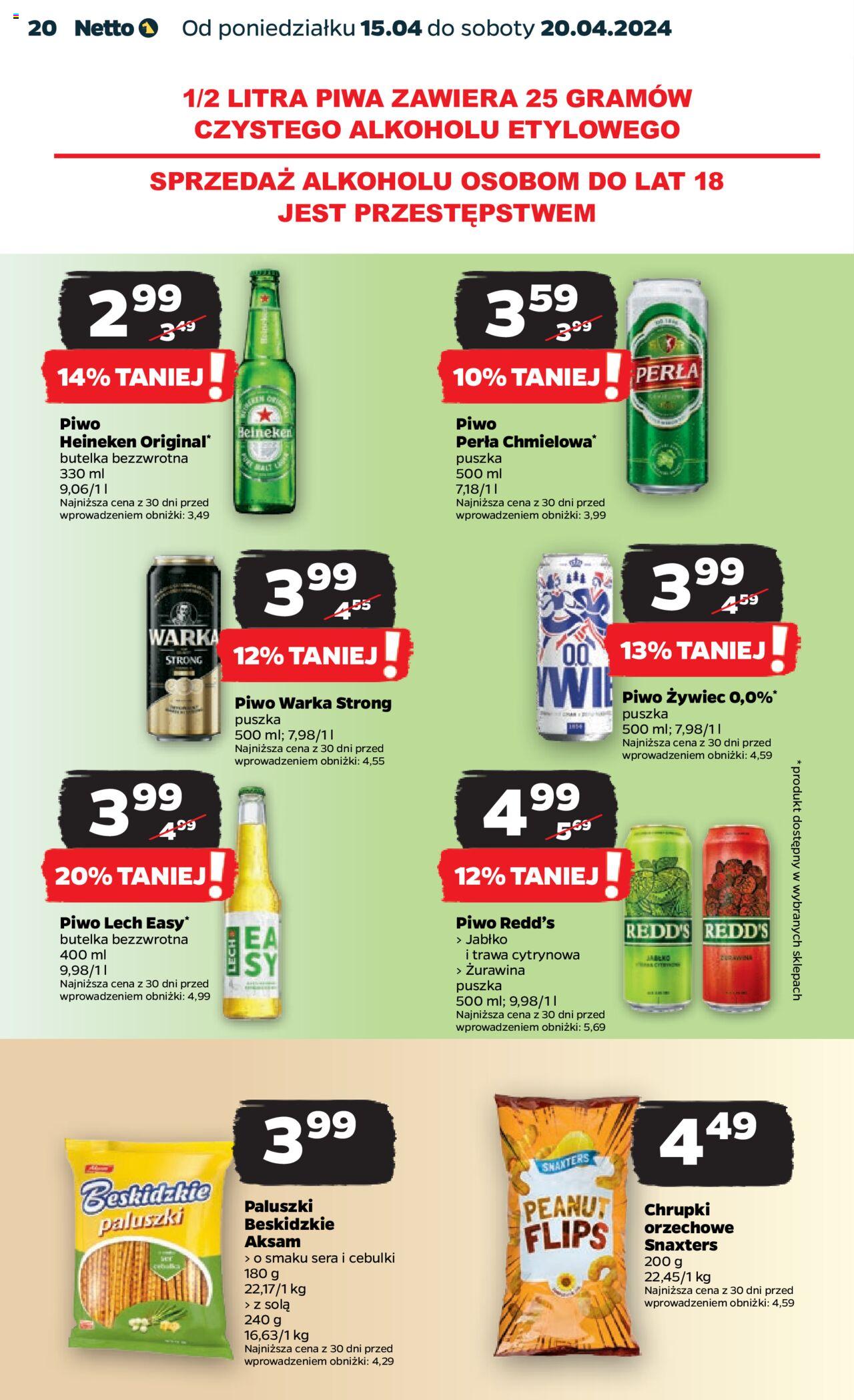 NETTO Gazetka ważna od 15.04.2024 do 20.04.2024 strona 20