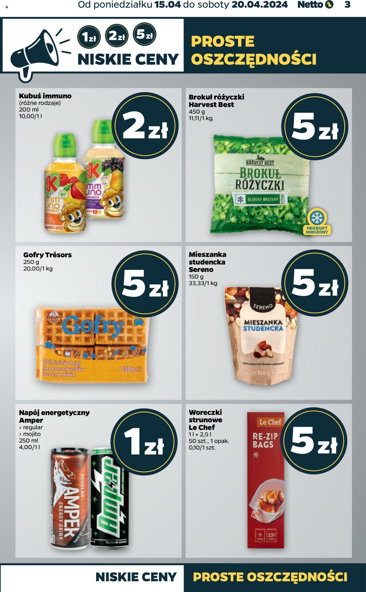 NETTO Gazetka ważna od 15.04.2024 do 20.04.2024 strona 3