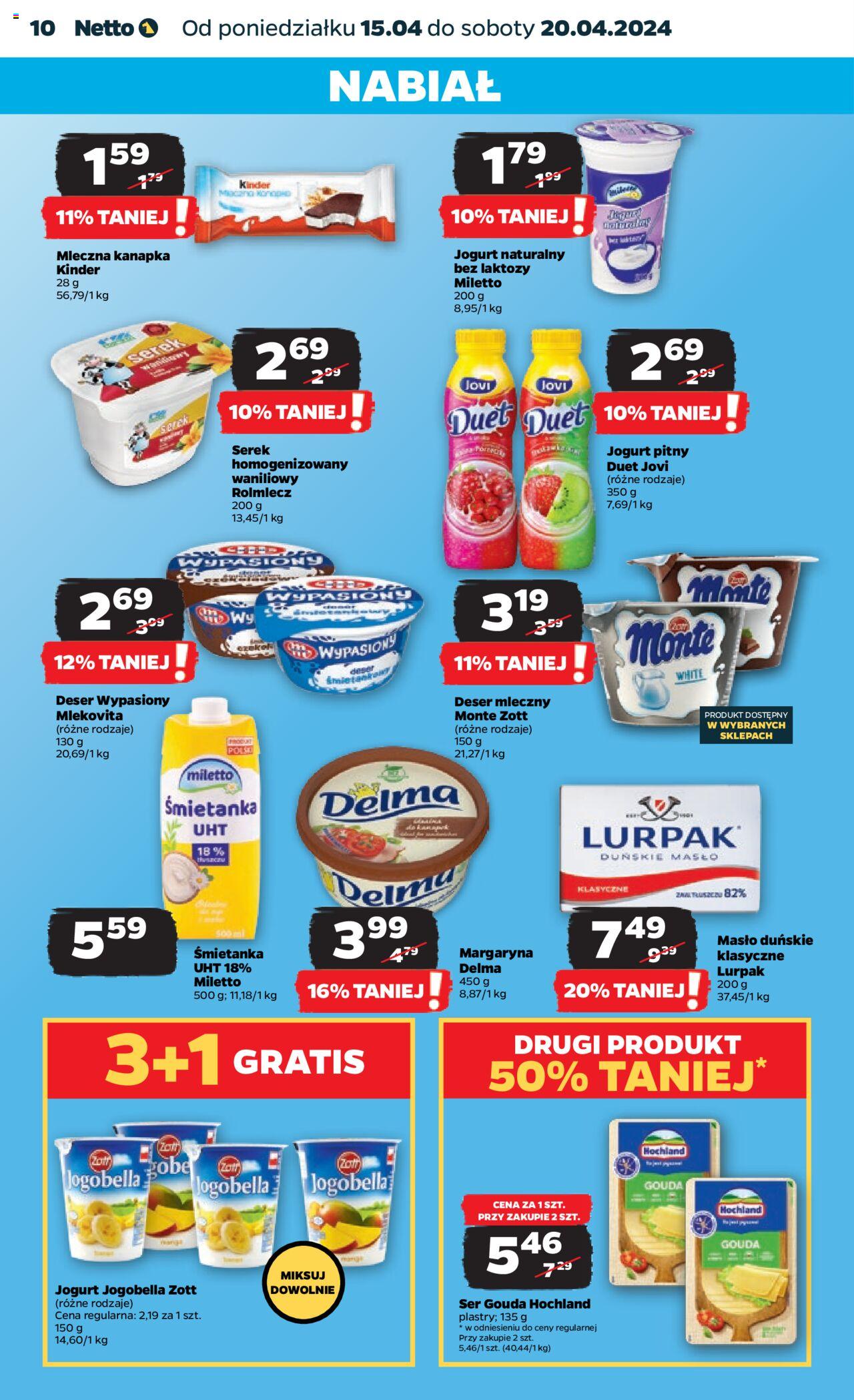 NETTO Gazetka ważna od 15.04.2024 do 20.04.2024 strona 10