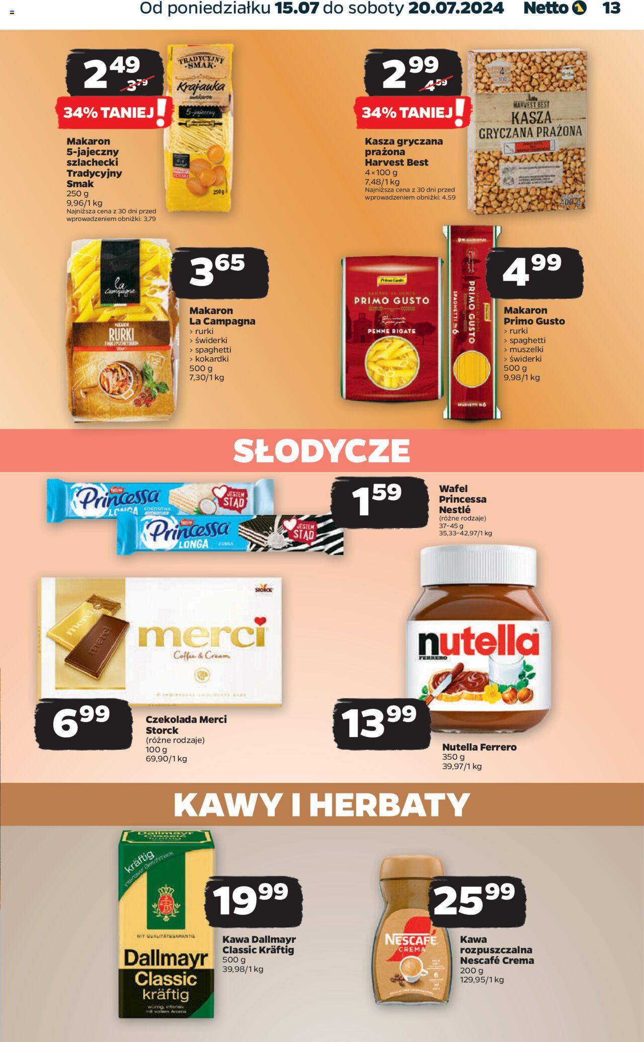 NETTO Gazetka ważna od 15.07.2024 do 20.07.2024 strona 13