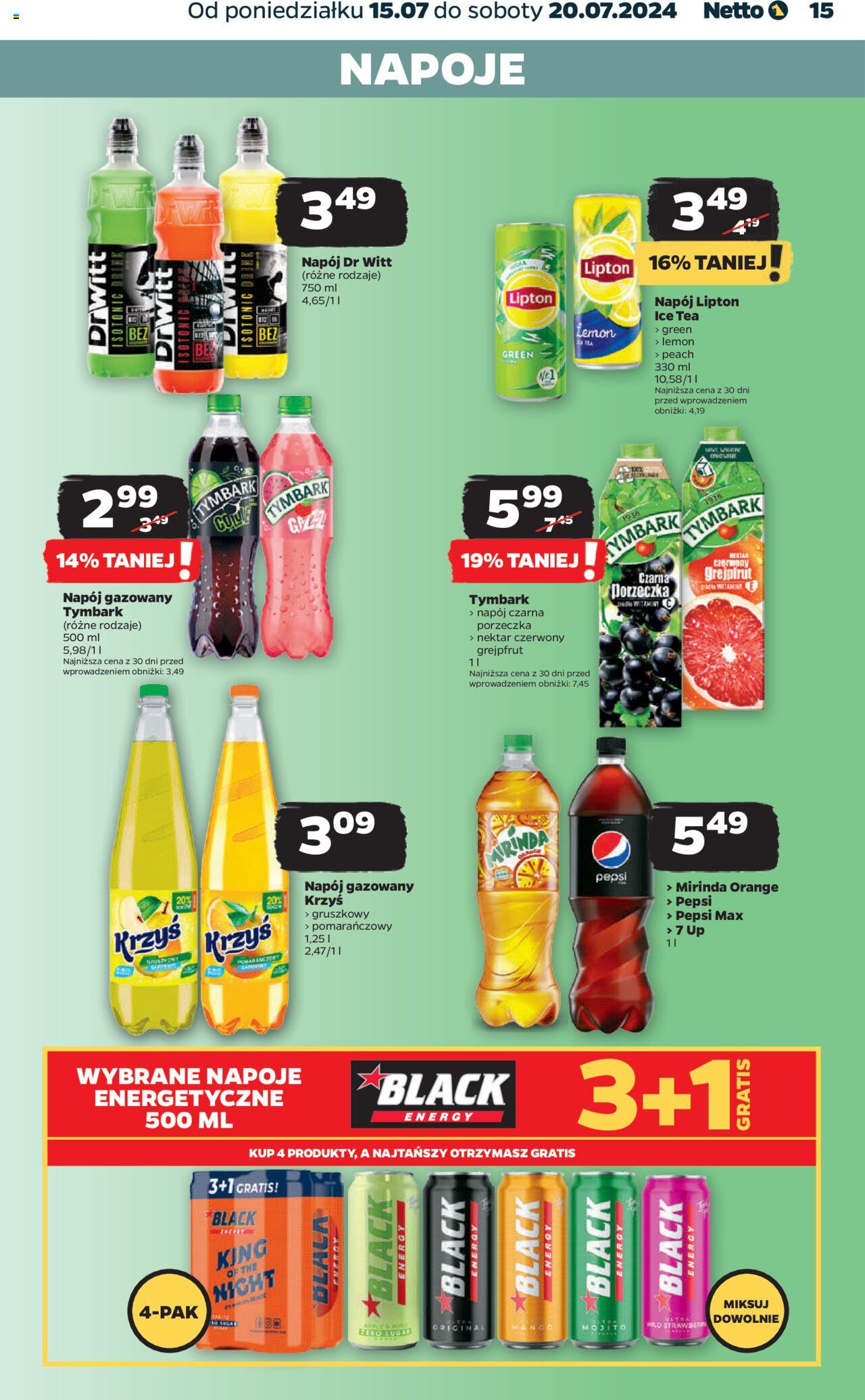 NETTO Gazetka ważna od 15.07.2024 do 20.07.2024 strona 15