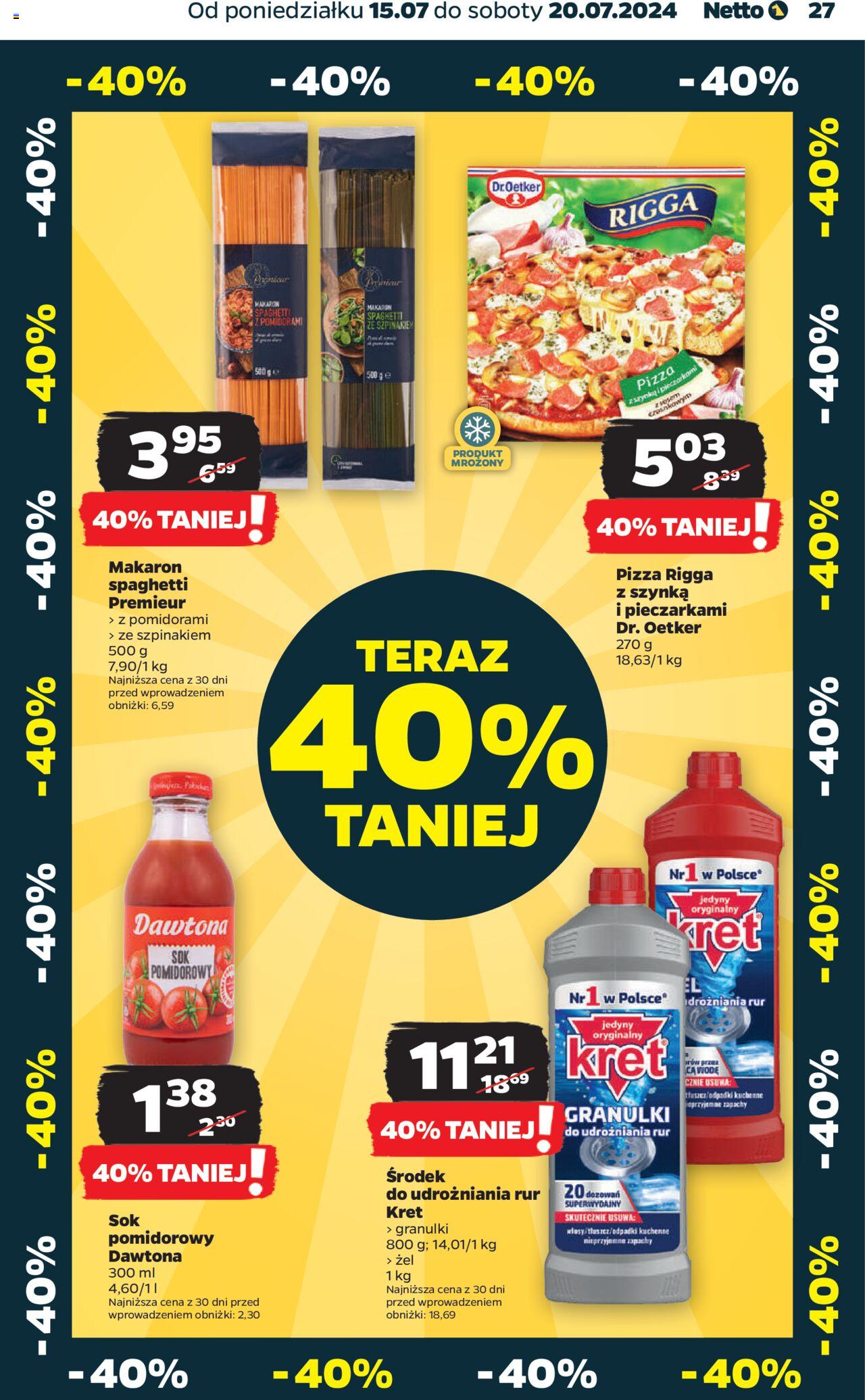 NETTO Gazetka ważna od 15.07.2024 do 20.07.2024 strona 27