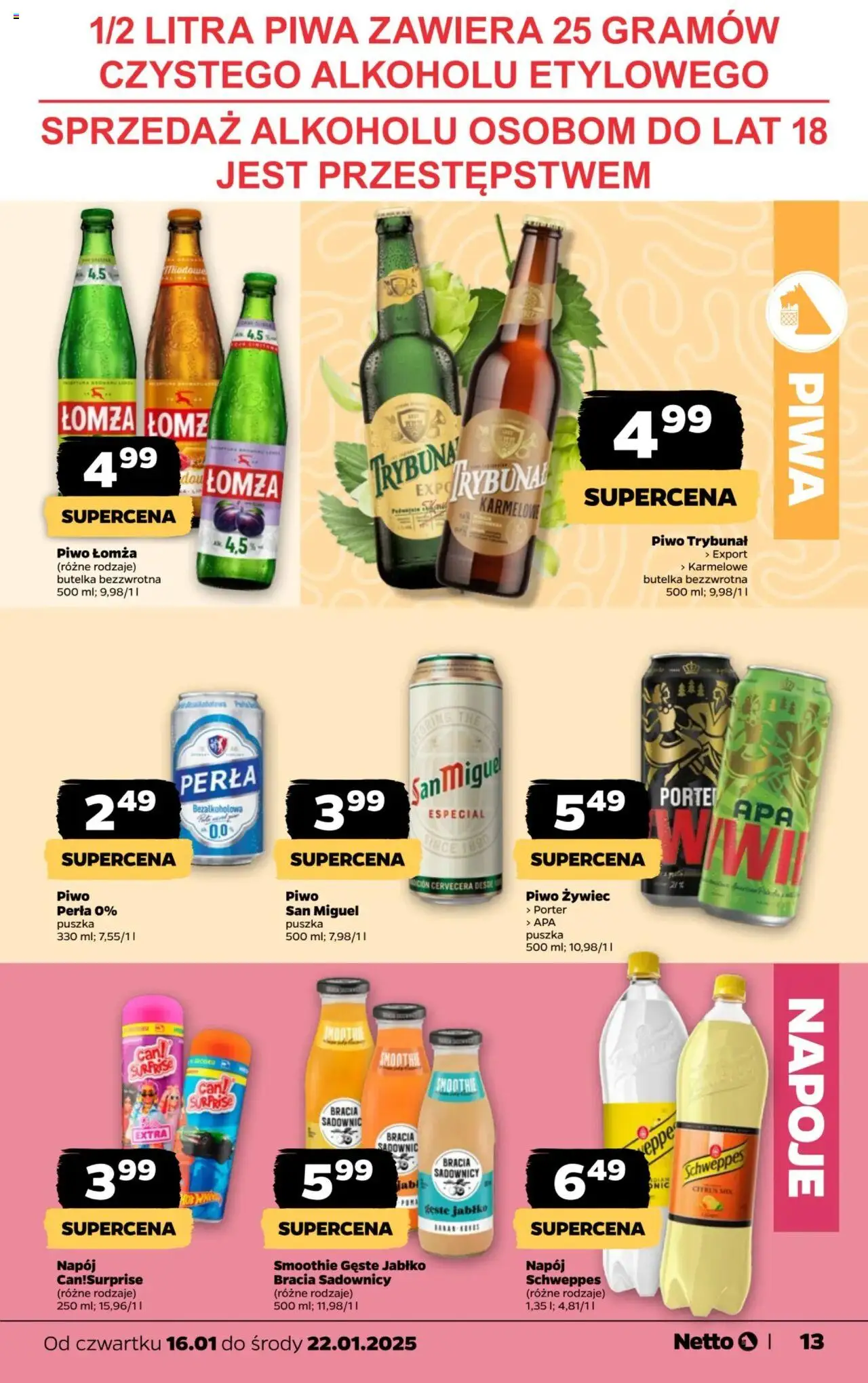 NETTO Gazetka ważna od 16.01.2025 do 22.01.2025 strona 12