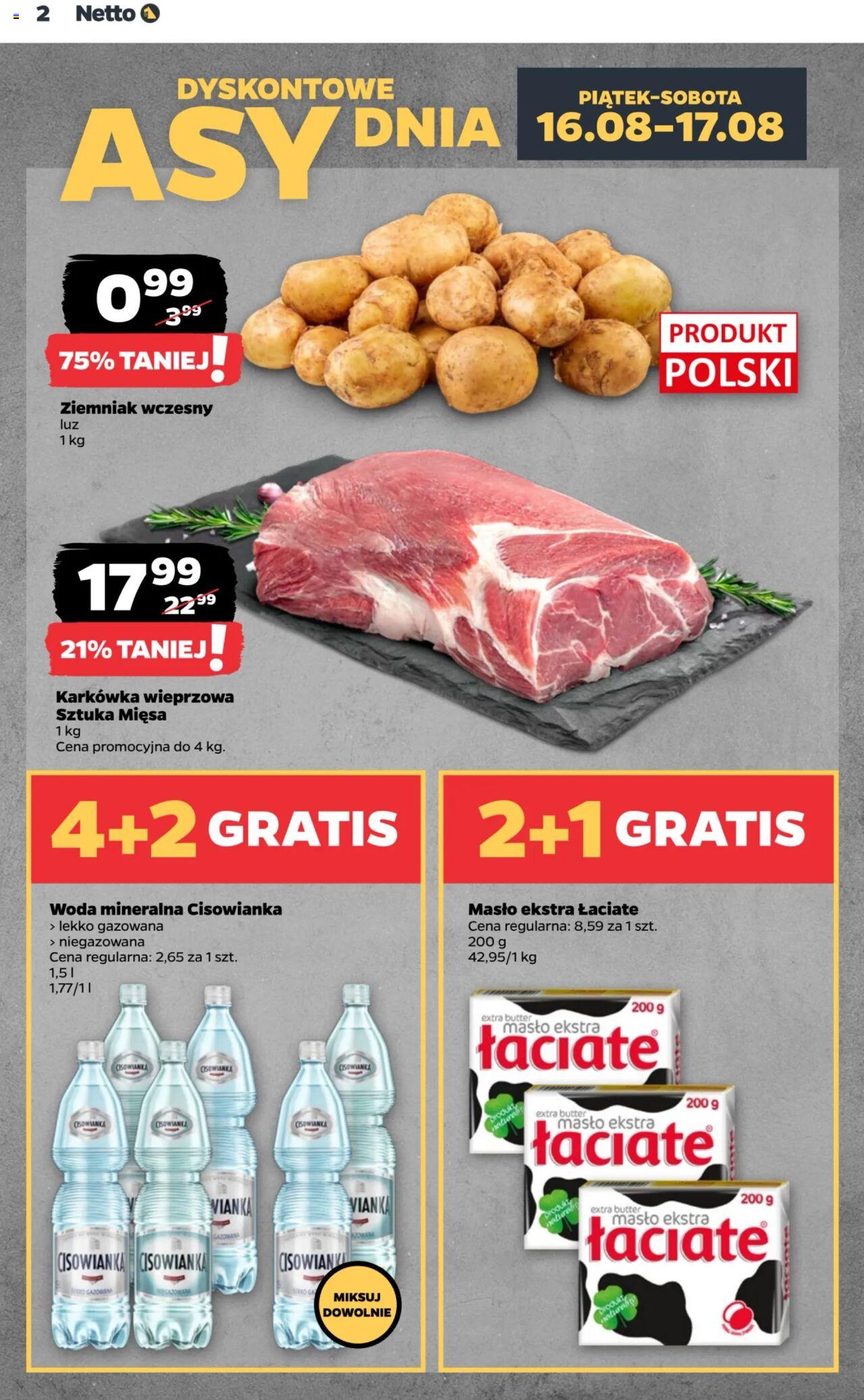 NETTO Gazetka ważna od 16.08.2024 do 21.08.2024 strona 2