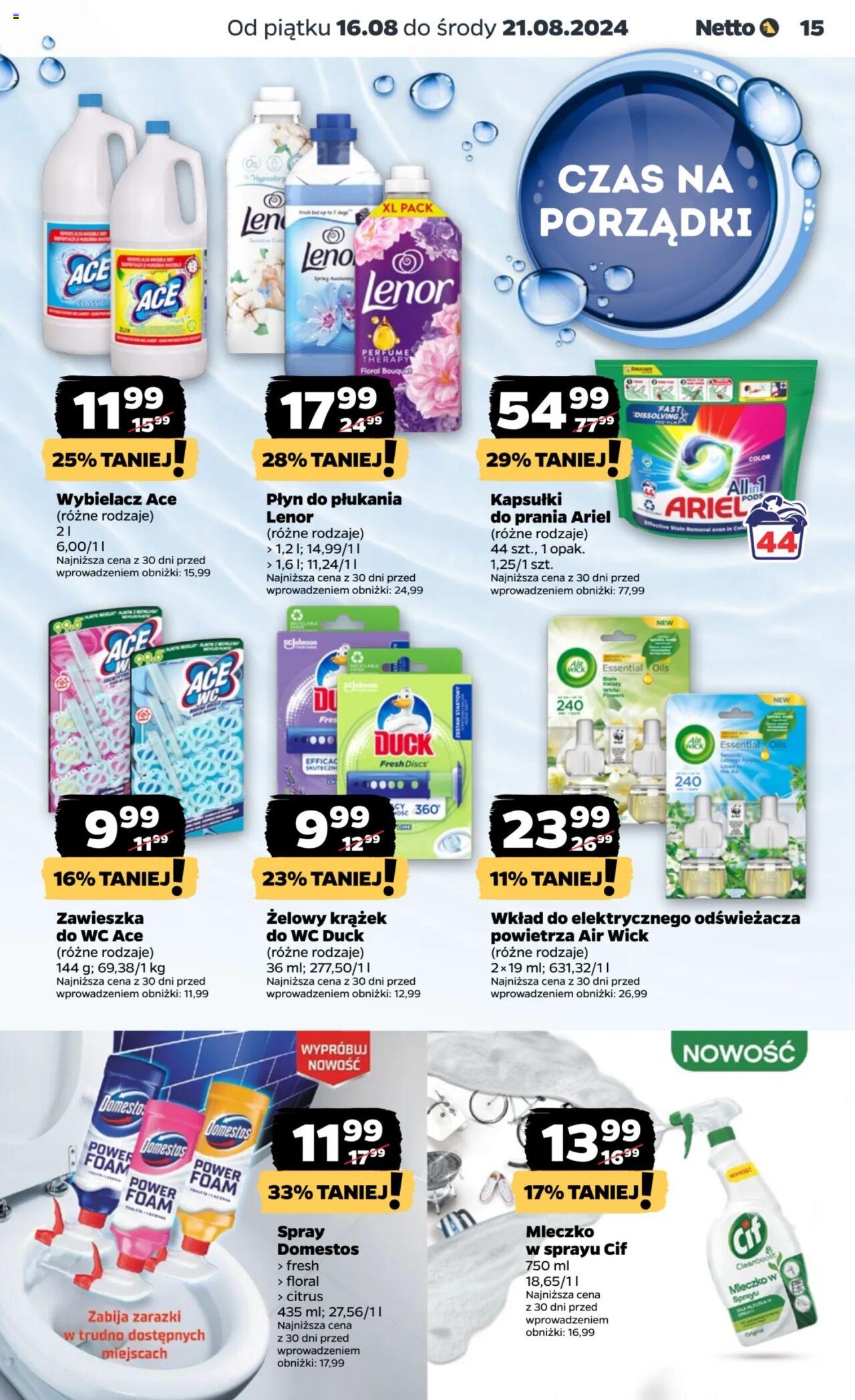 NETTO Gazetka ważna od 16.08.2024 do 21.08.2024 strona 15