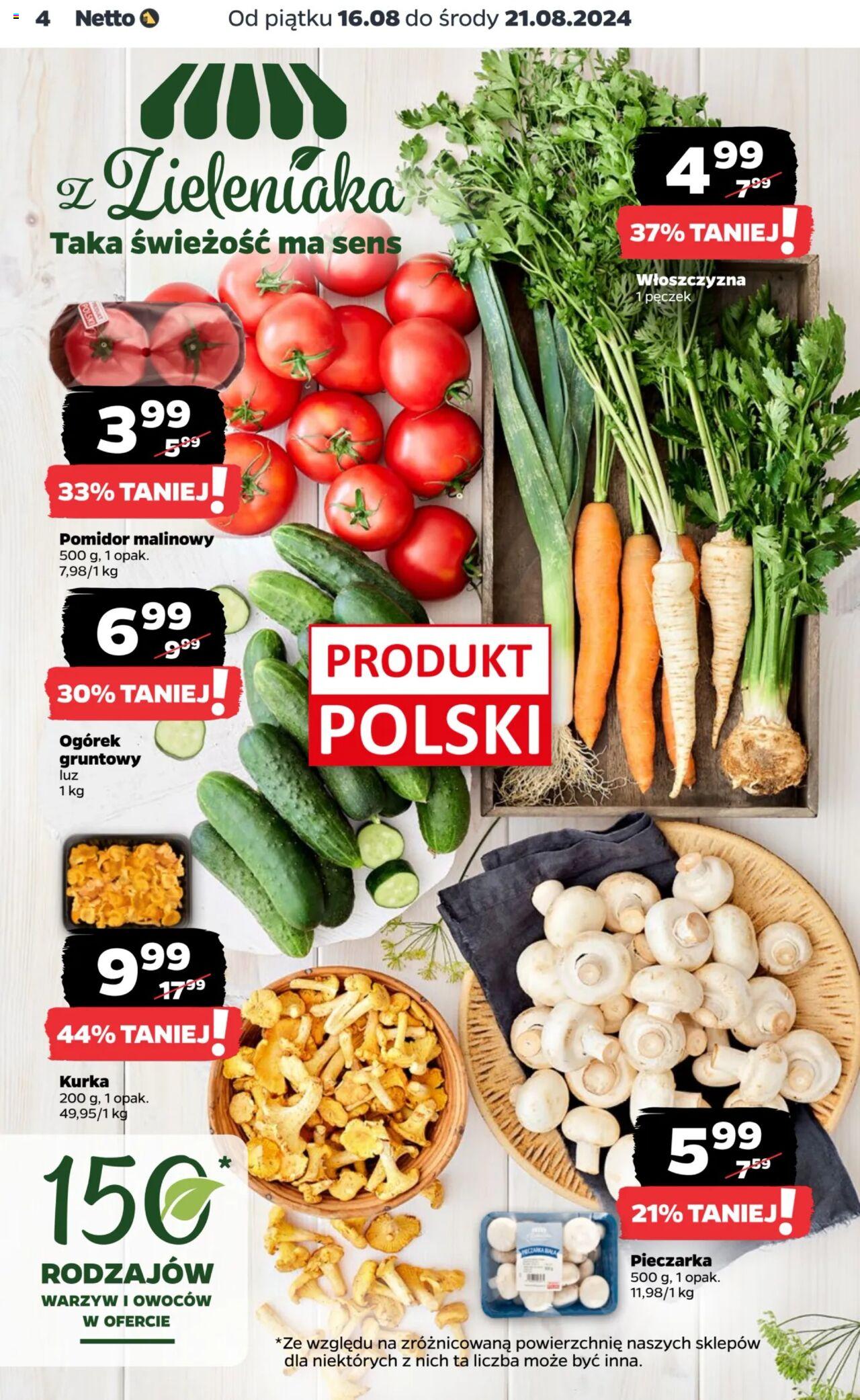 NETTO Gazetka ważna od 16.08.2024 do 21.08.2024 strona 4