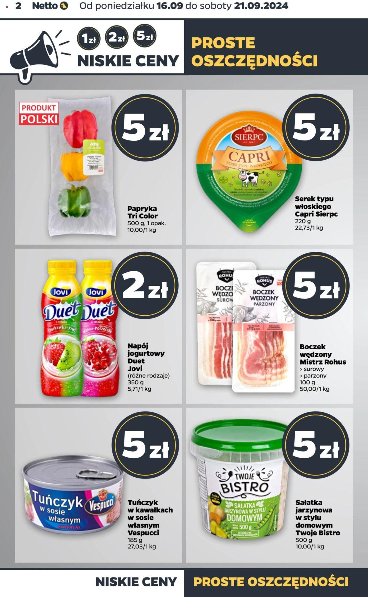 NETTO Gazetka ważna  od 16.09.2024 do 21.09.2024 strona 2