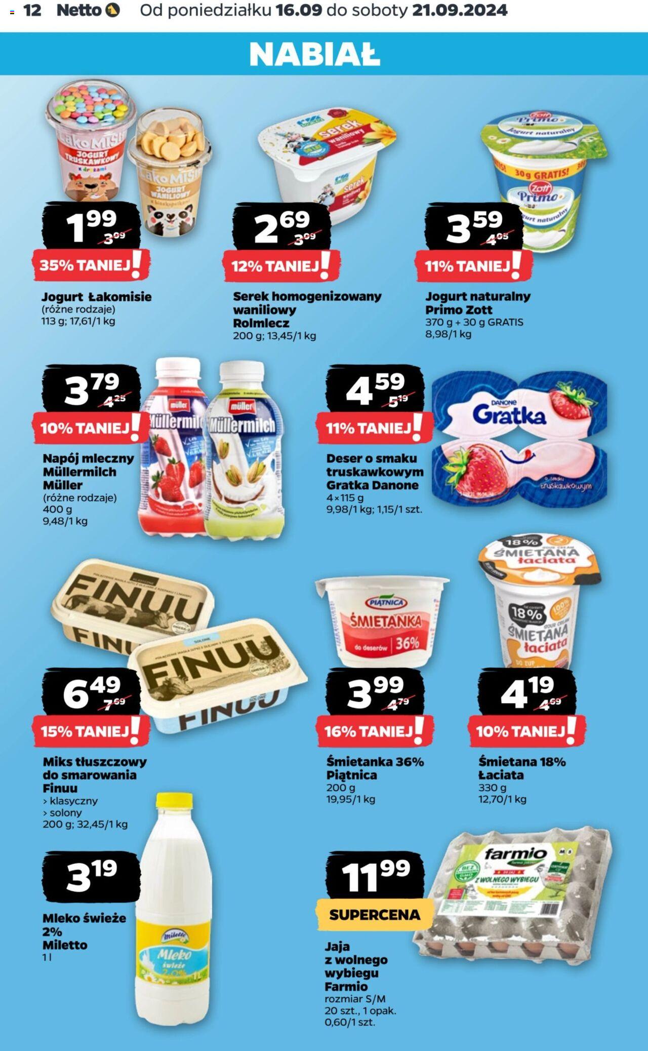 NETTO Gazetka ważna  od 16.09.2024 do 21.09.2024 strona 12